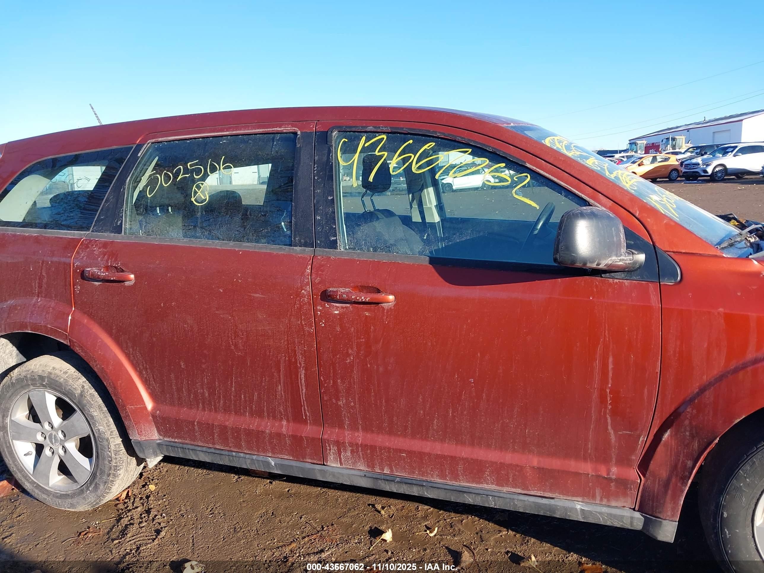 2013 Dodge Journey American Value Pkg Red vin: 3C4PDCAB2DT502506