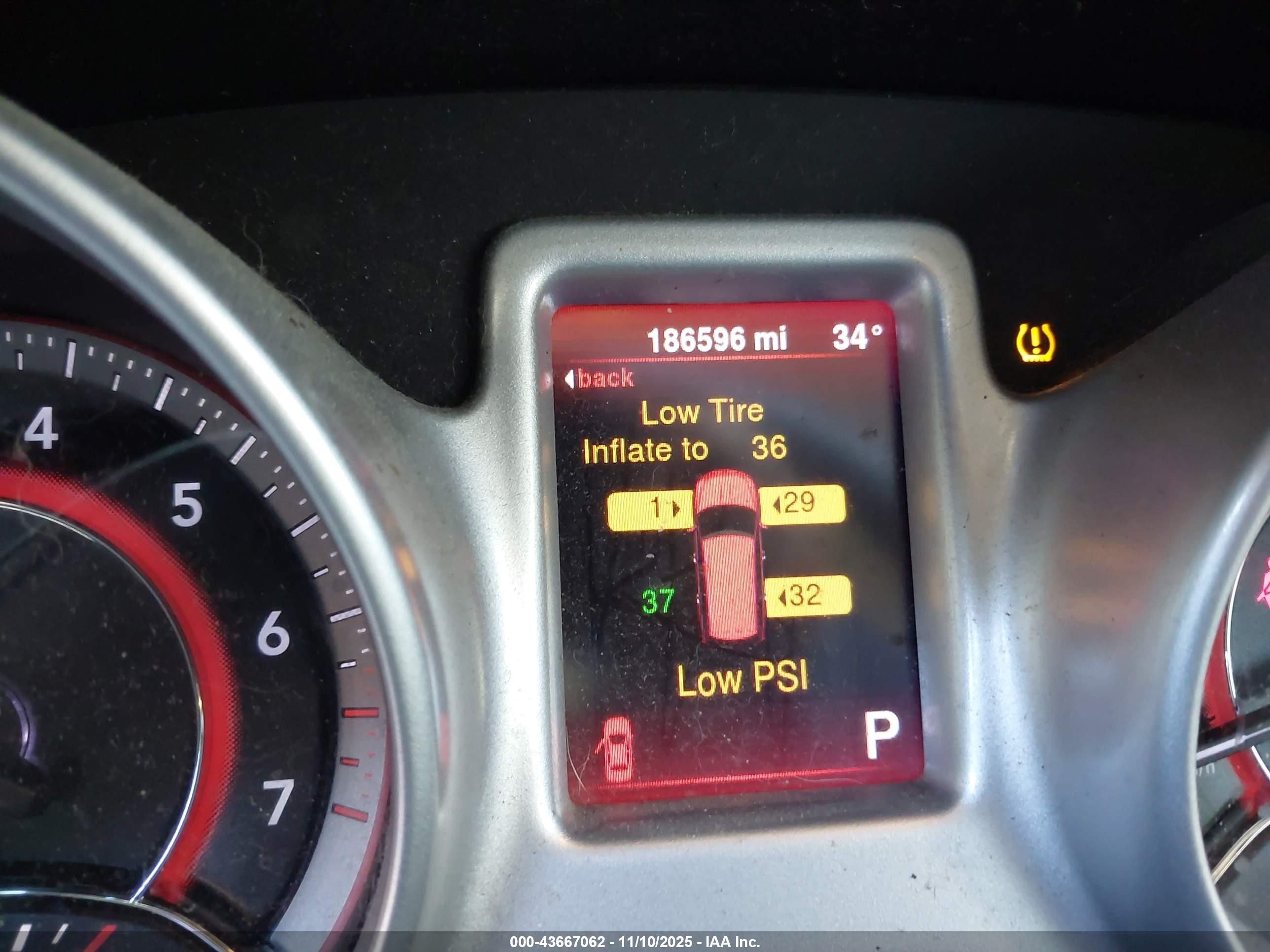 2013 Dodge Journey American Value Pkg Red vin: 3C4PDCAB2DT502506