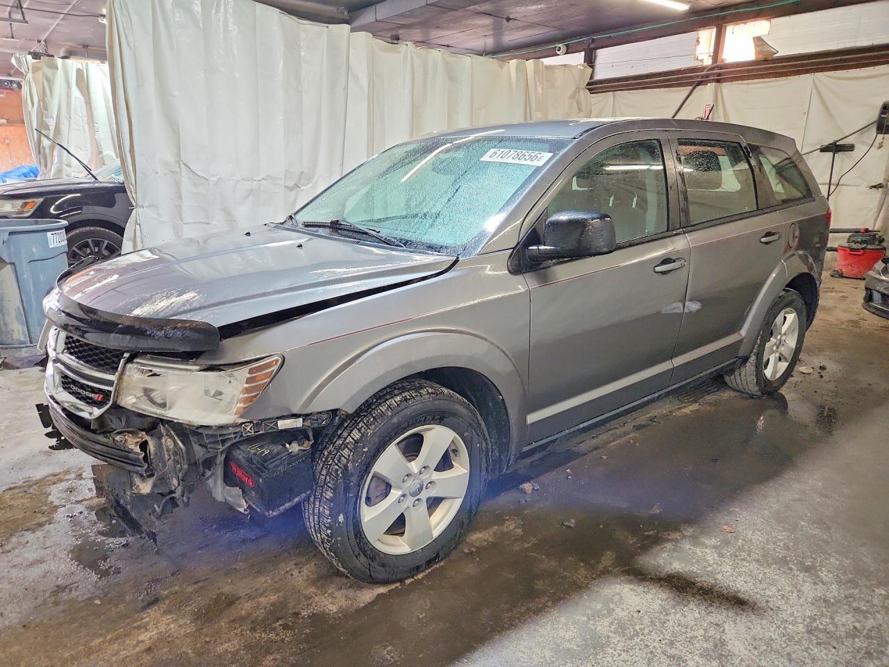 2013 Dodge Journey Se Gray vin: 3C4PDCAB2DT529883