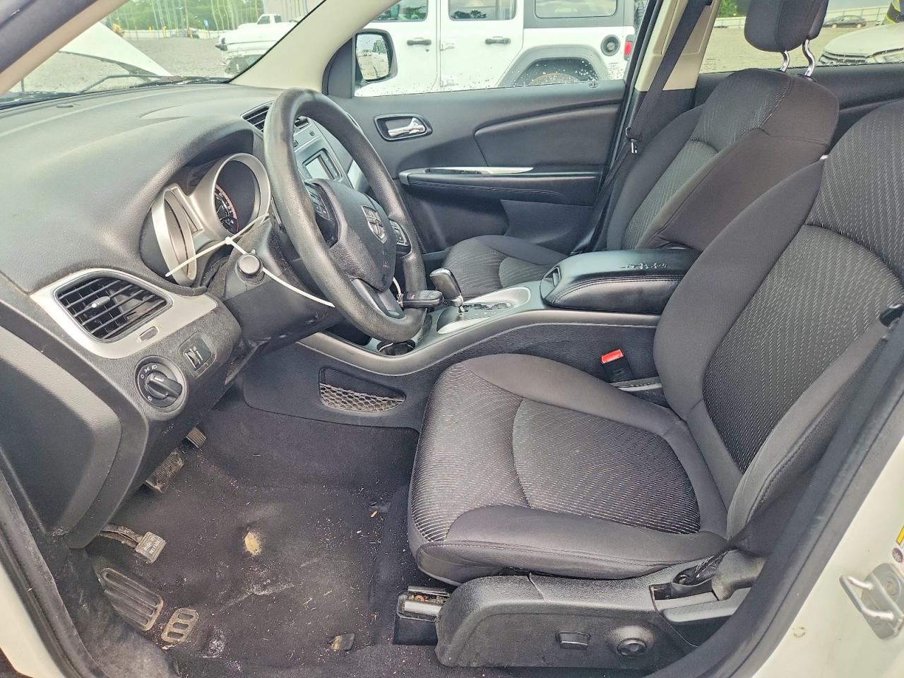 2013 Dodge Journey Se White vin: 3C4PDCAB2DT610379