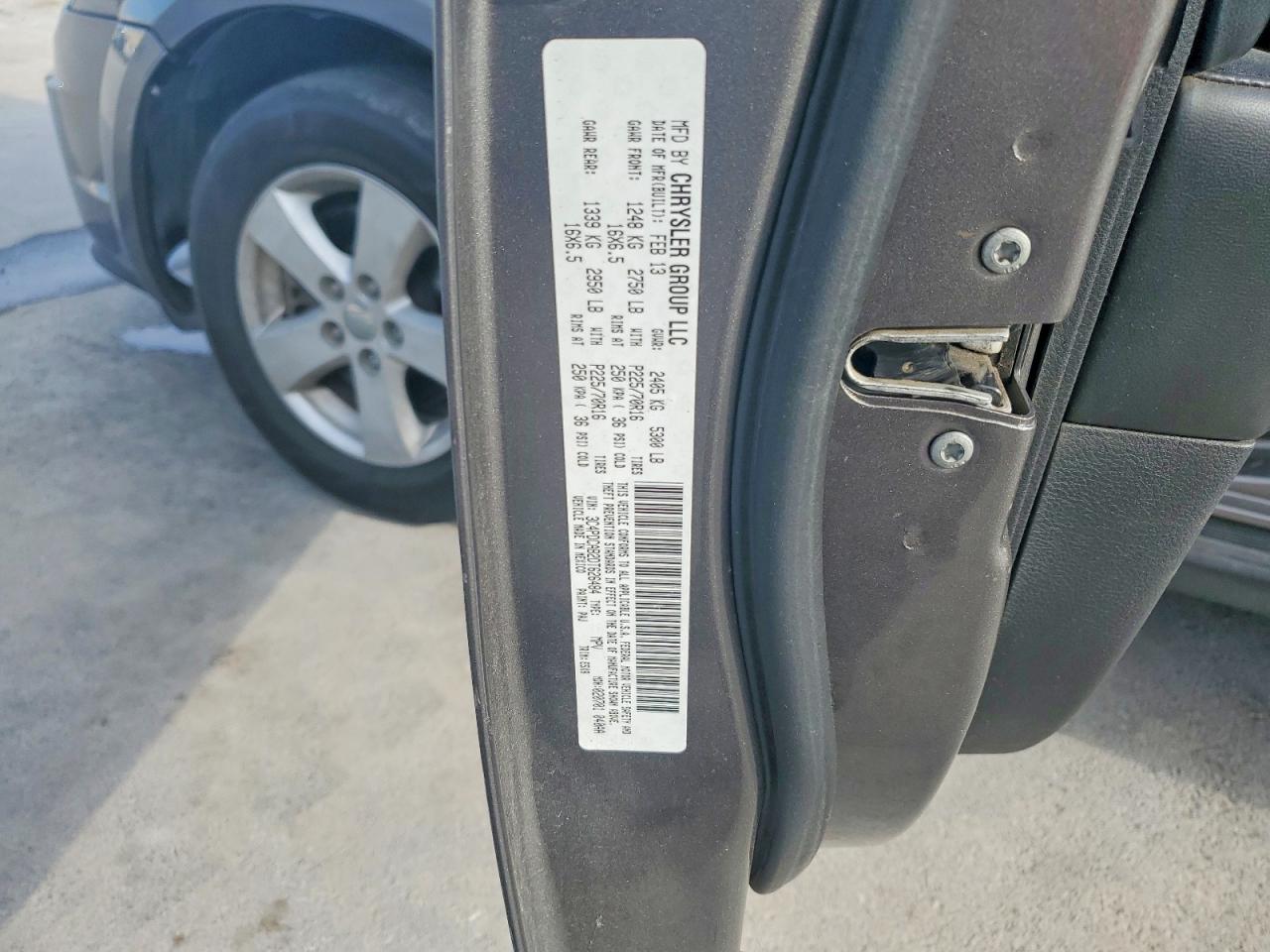 2013 Dodge Journey Se Gray vin: 3C4PDCAB2DT626484