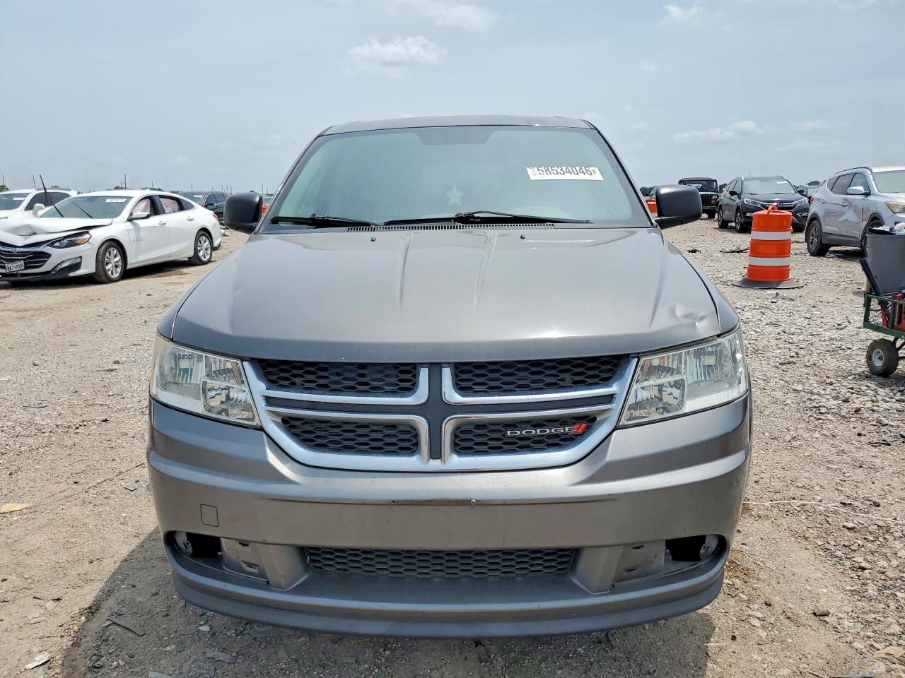 2013 Dodge Journey Se Gray vin: 3C4PDCAB2DT646024
