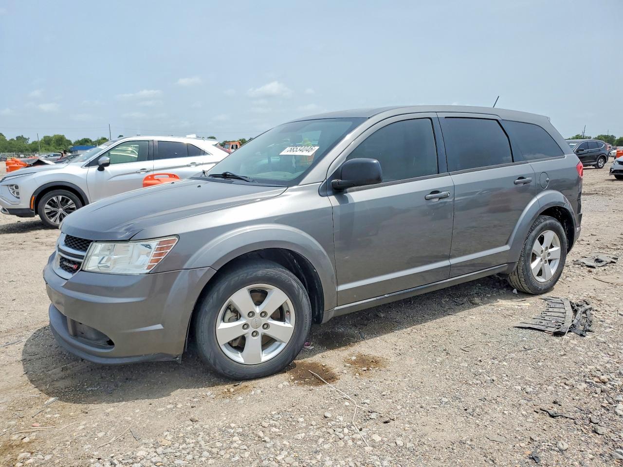 2013 Dodge Journey Se Gray vin: 3C4PDCAB2DT646024