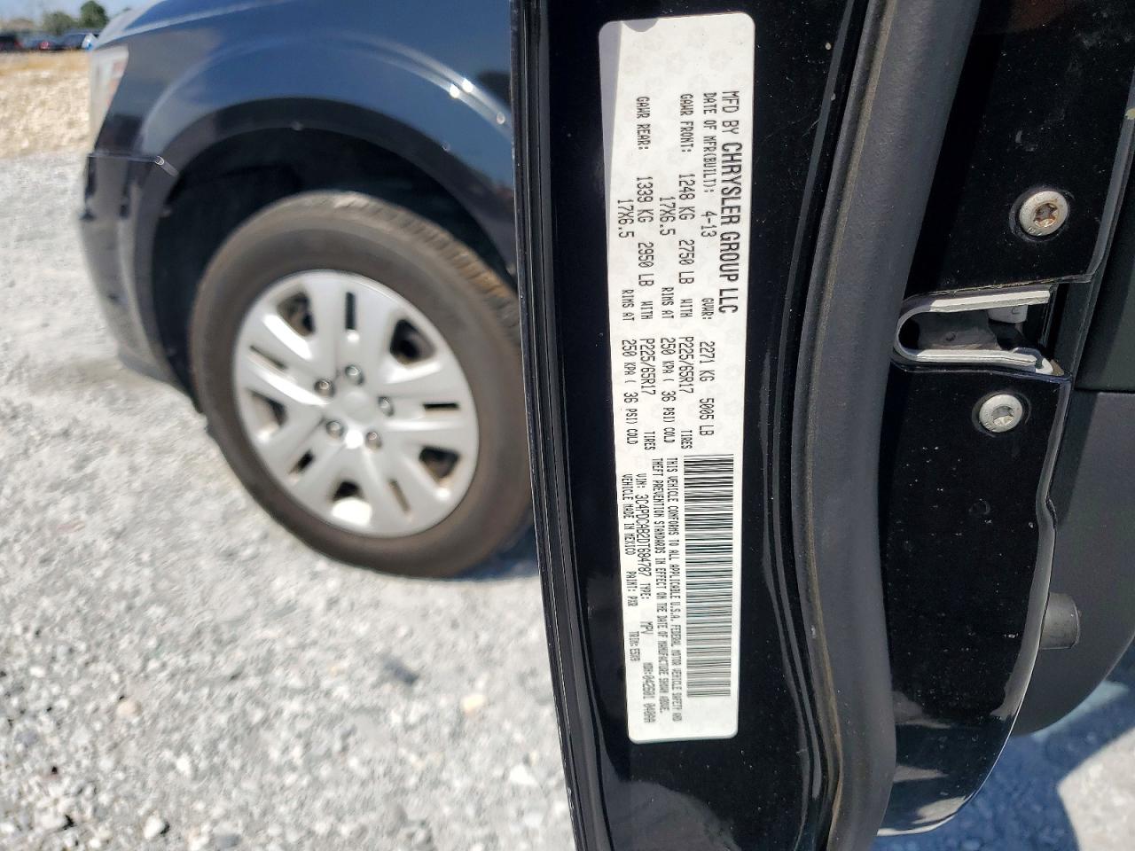2013 Dodge Journey Se Charcoal vin: 3C4PDCAB2DT684787