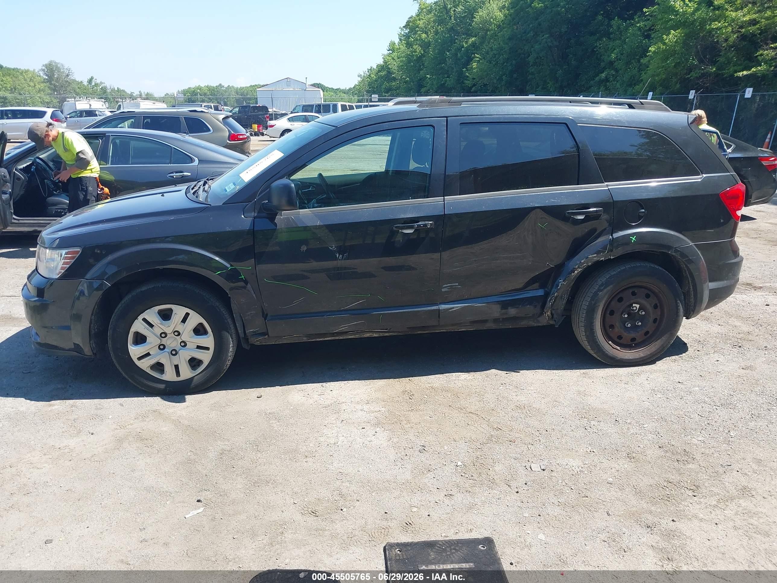 2013 Dodge Journey Se Black vin: 3C4PDCAB2DT687589