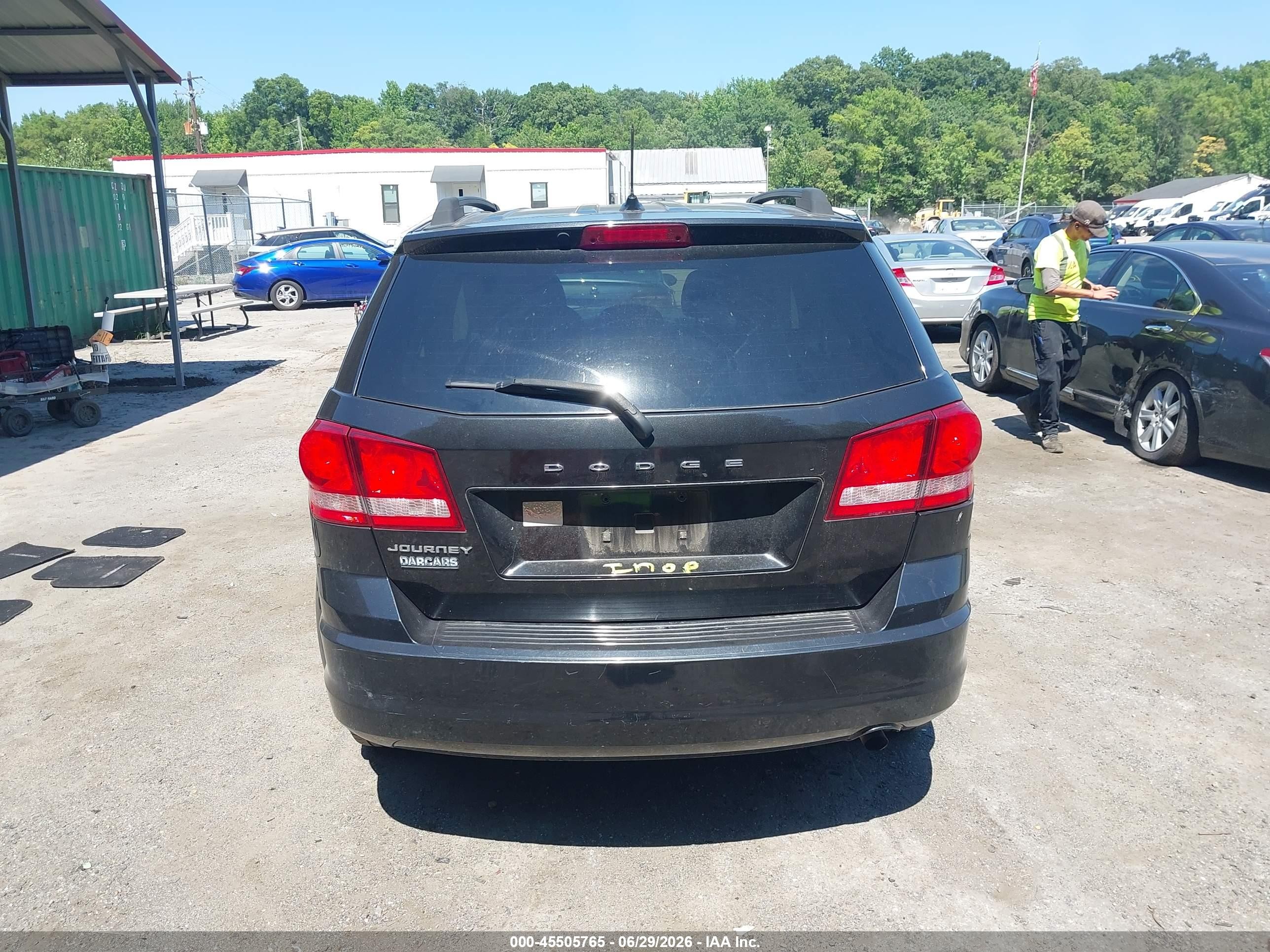 2013 Dodge Journey Se Black vin: 3C4PDCAB2DT687589