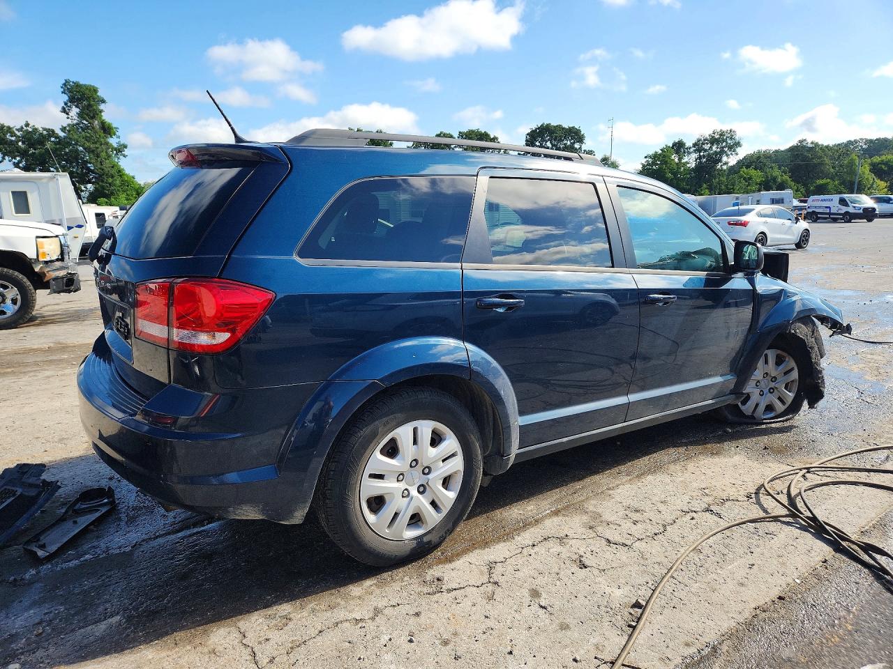 2014 Dodge Journey Se Blue vin: 3C4PDCAB2ET103208