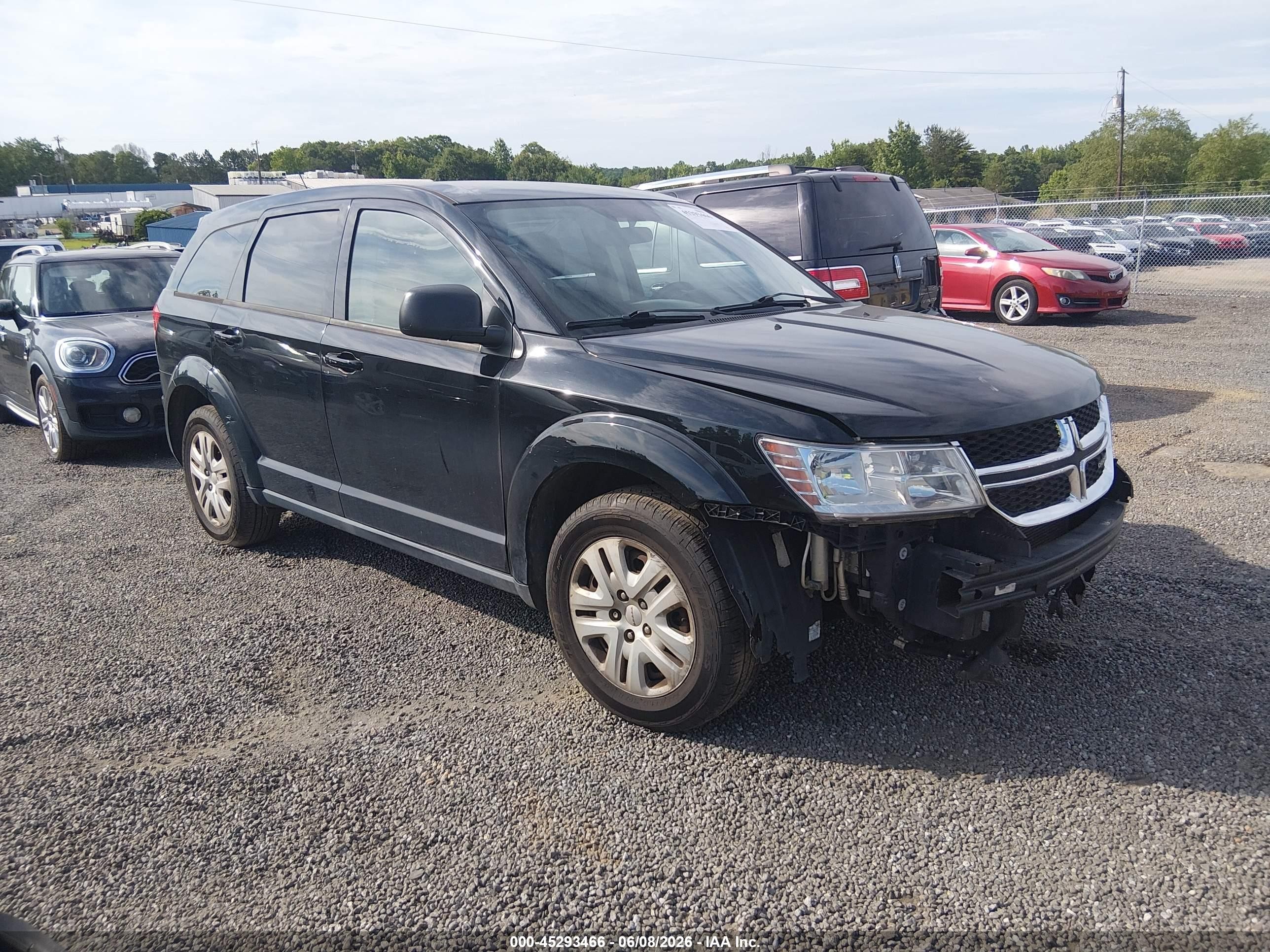 2014 Dodge Journey American Value Pkg Черный vin: 3C4PDCAB2ET117268