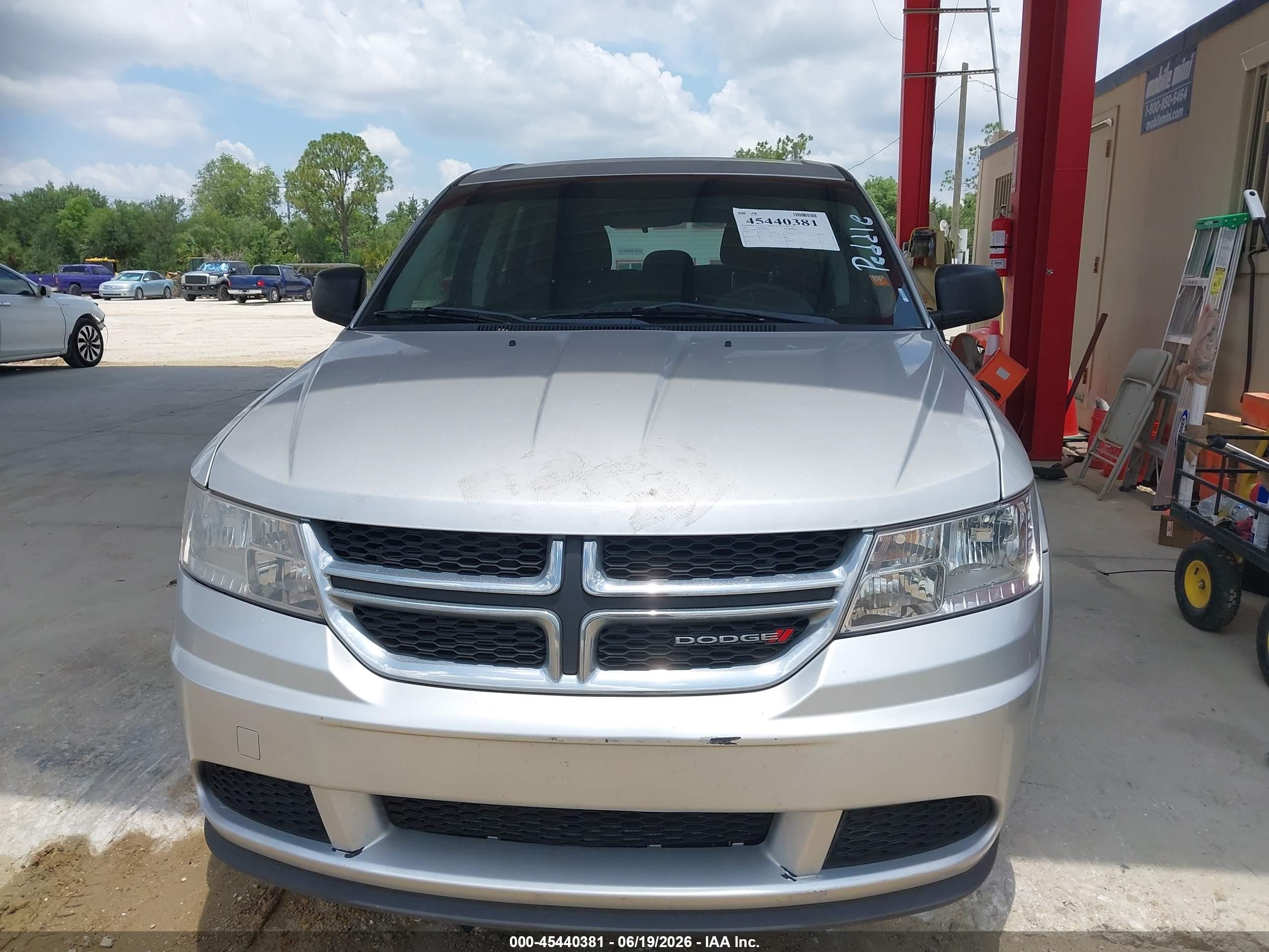2014 Dodge Journey American Value Pkg Silver vin: 3C4PDCAB2ET151064