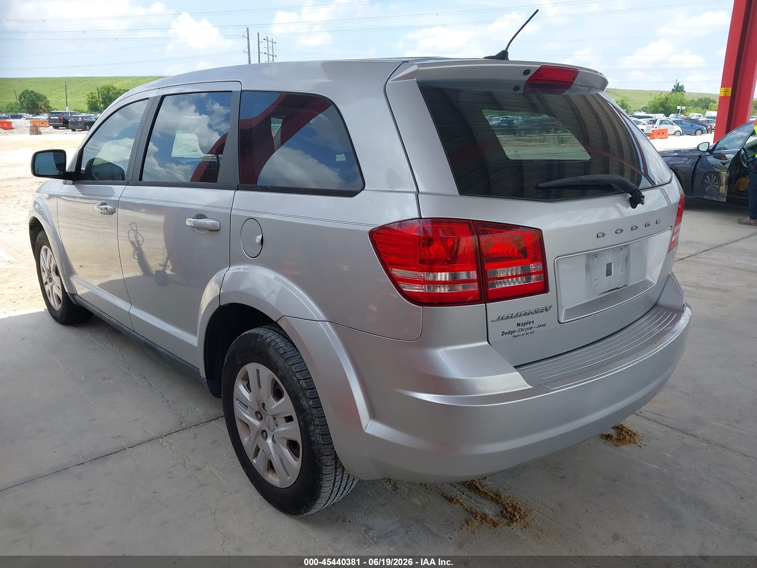 2014 Dodge Journey American Value Pkg Silver vin: 3C4PDCAB2ET151064