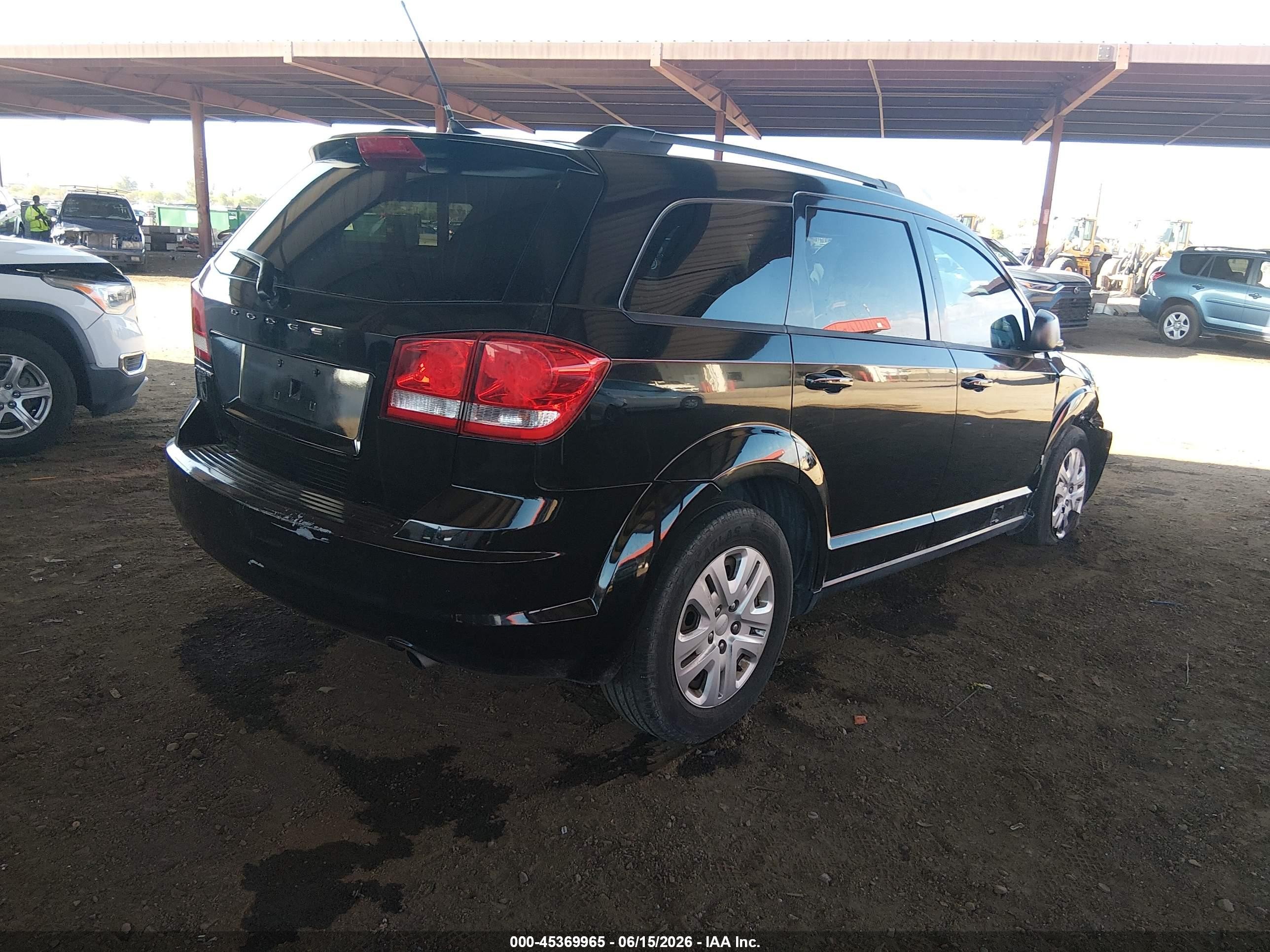2014 Dodge Journey Se Black vin: 3C4PDCAB2ET242822