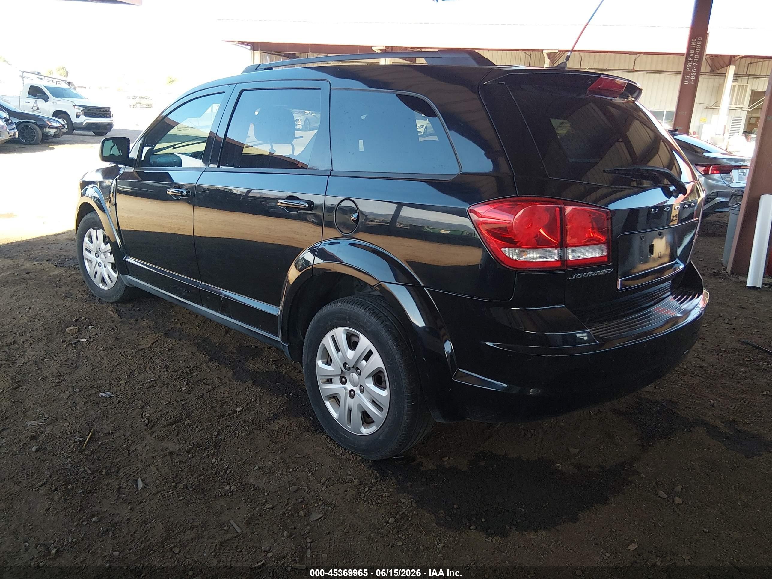 2014 Dodge Journey Se Black vin: 3C4PDCAB2ET242822