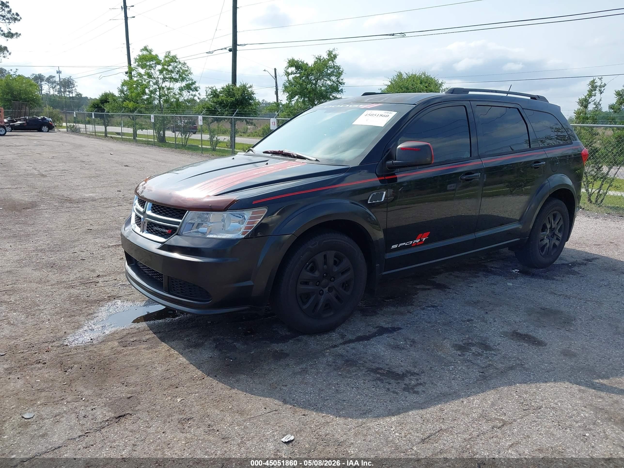 2014 Dodge Journey Se Black vin: 3C4PDCAB2ET246529