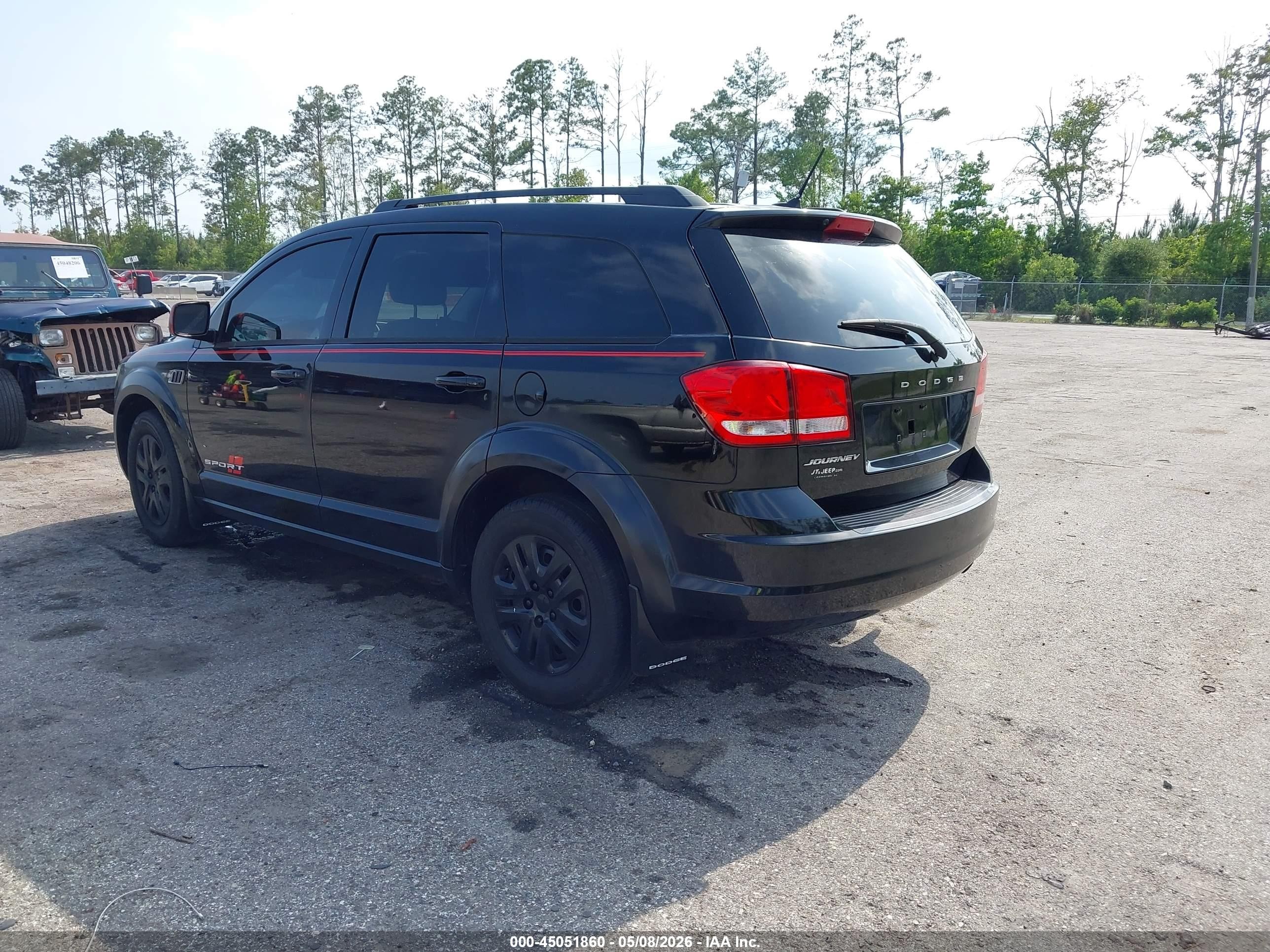 2014 Dodge Journey Se Black vin: 3C4PDCAB2ET246529