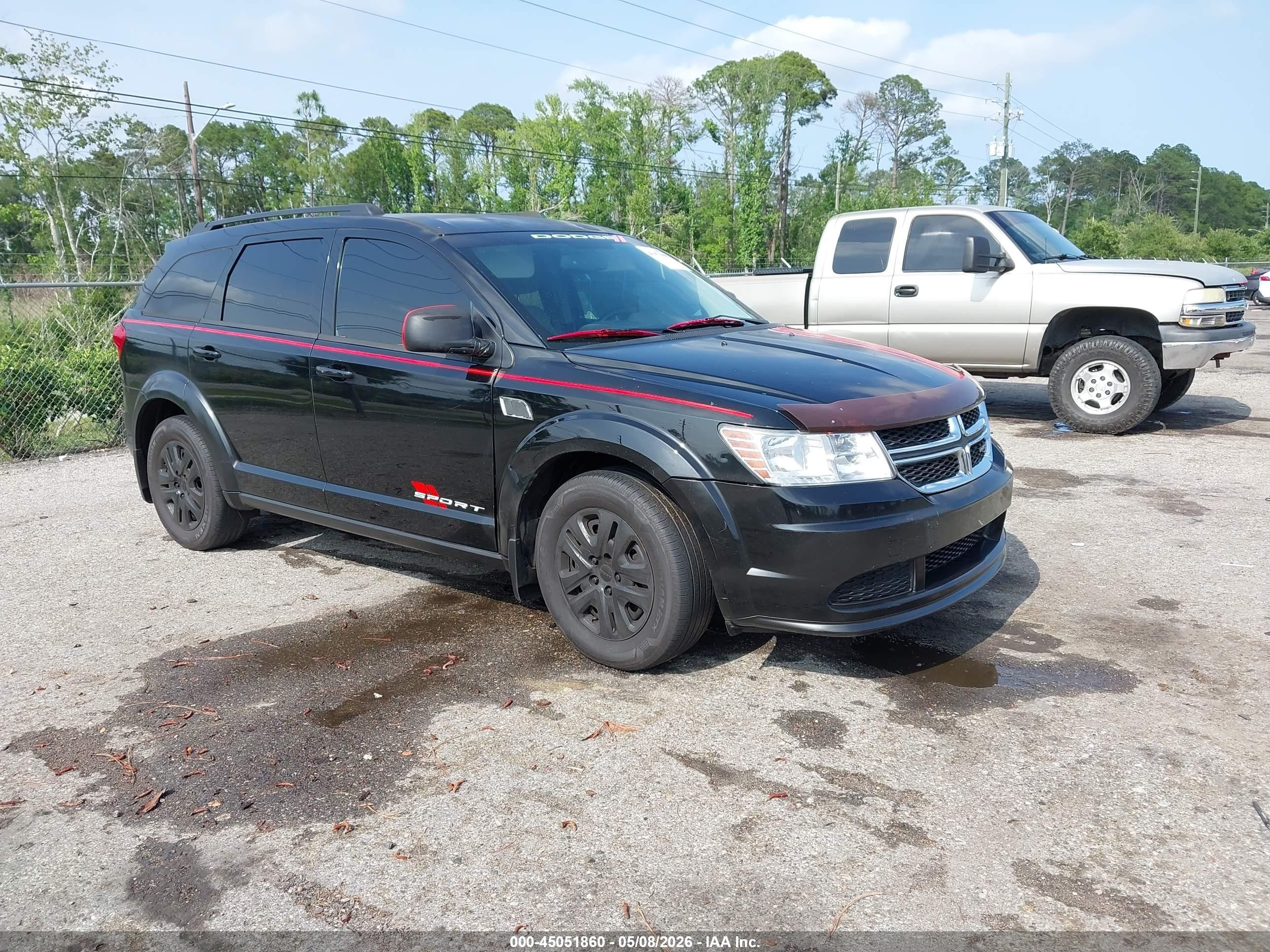 2014 Dodge Journey Se Black vin: 3C4PDCAB2ET246529