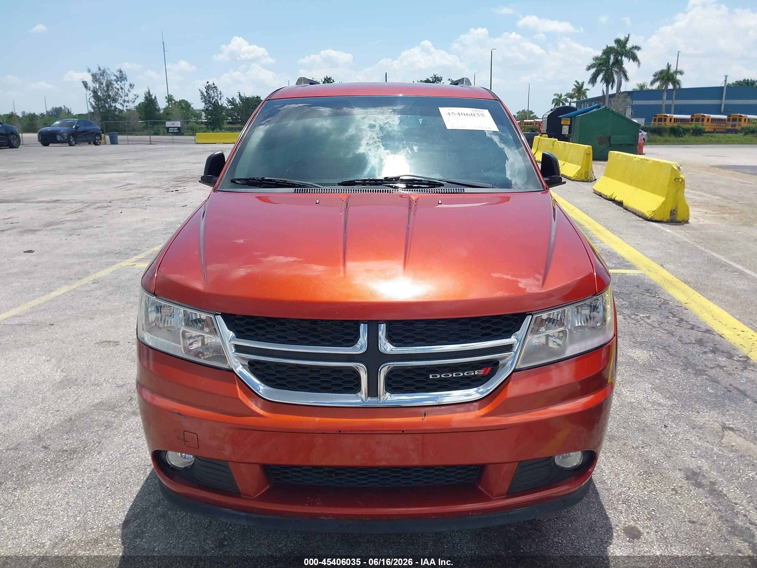 2014 Dodge Journey Se Orange vin: 3C4PDCAB2ET314652