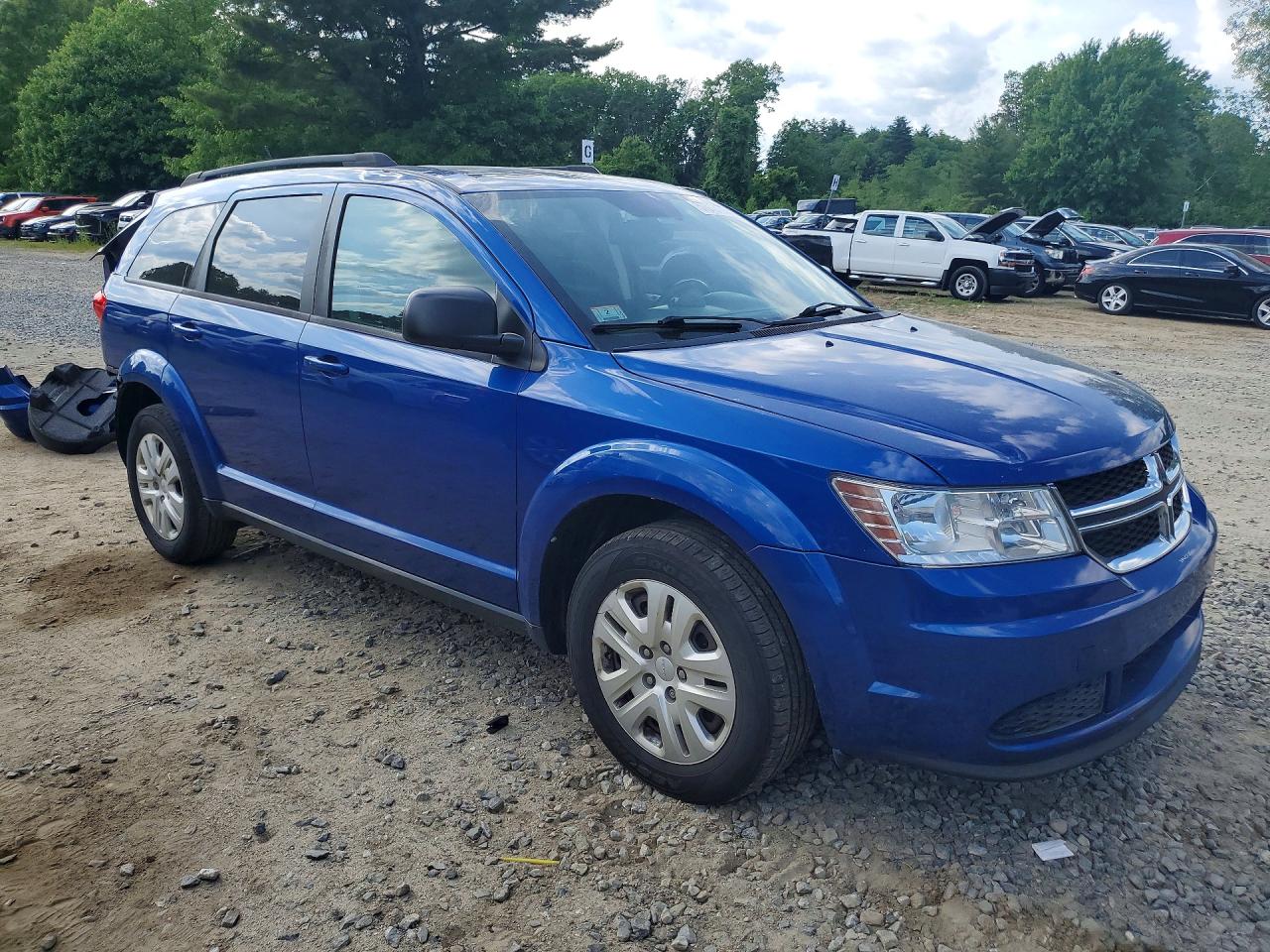 2015 Dodge Journey Se Blue vin: 3C4PDCAB2FT511127