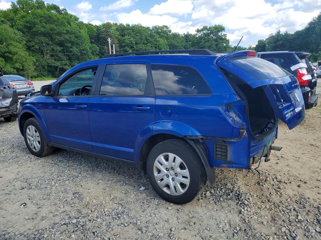 2015 Dodge Journey Se Blue vin: 3C4PDCAB2FT511127