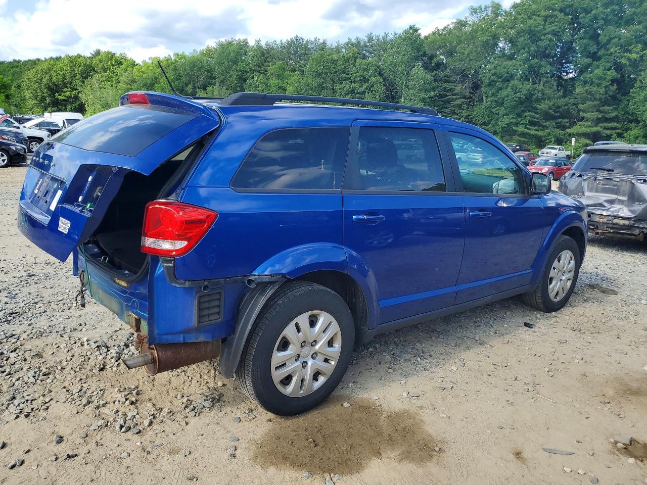 2015 Dodge Journey Se Blue vin: 3C4PDCAB2FT511127