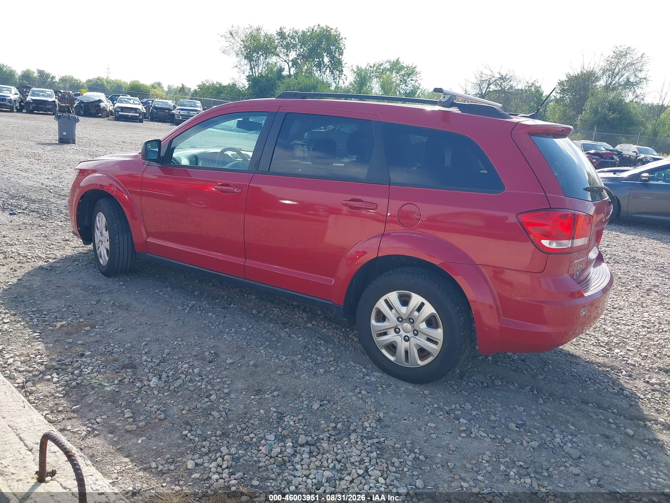 2015 Dodge Journey Se Красный vin: 3C4PDCAB2FT537968