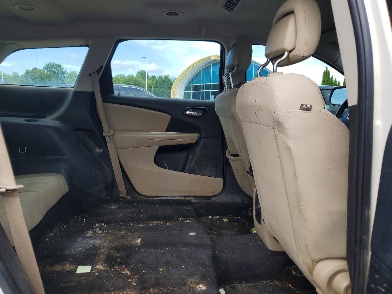 2015 Dodge Journey Se Белый vin: 3C4PDCAB2FT587365