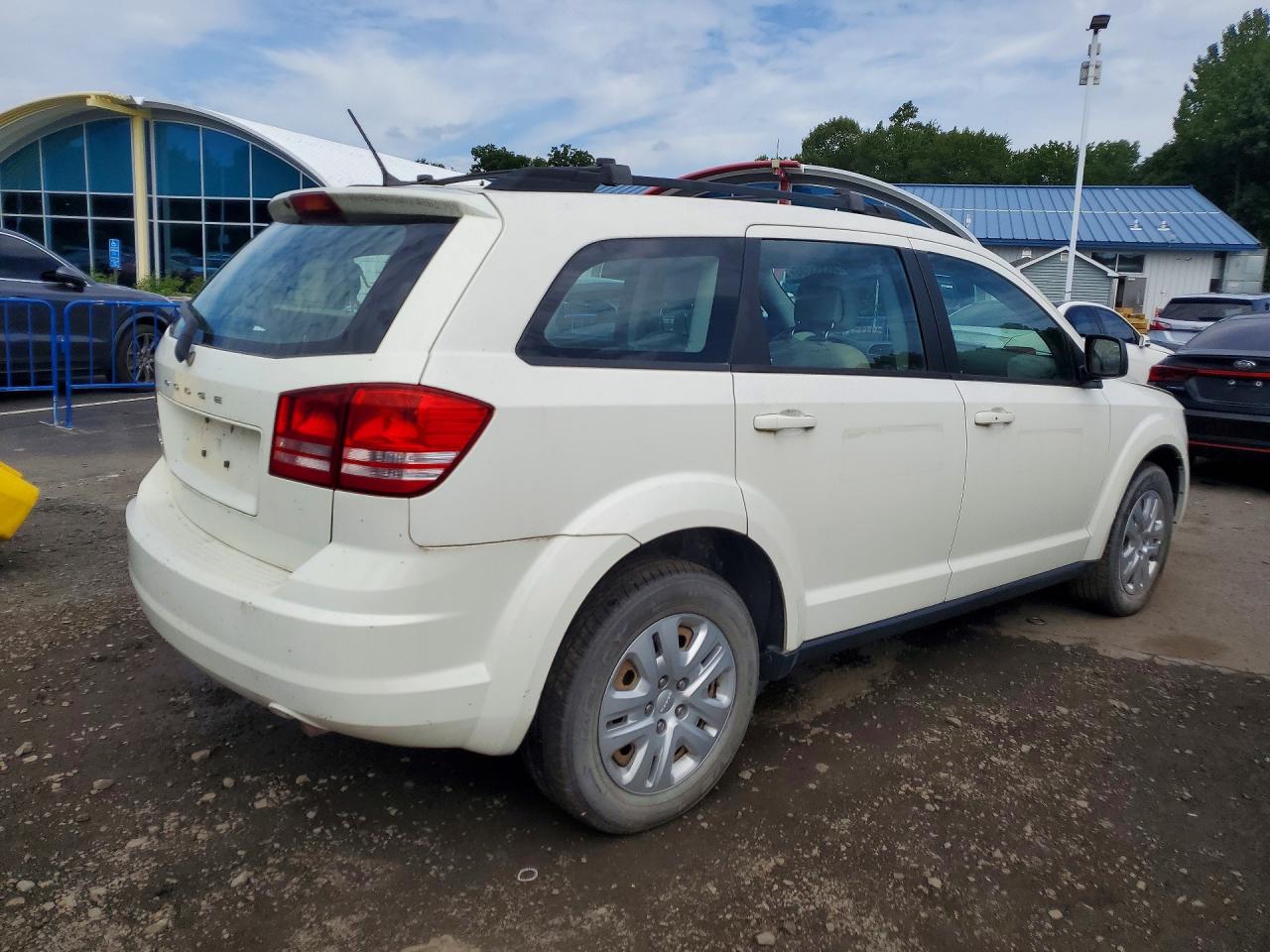 2015 Dodge Journey Se Белый vin: 3C4PDCAB2FT587365
