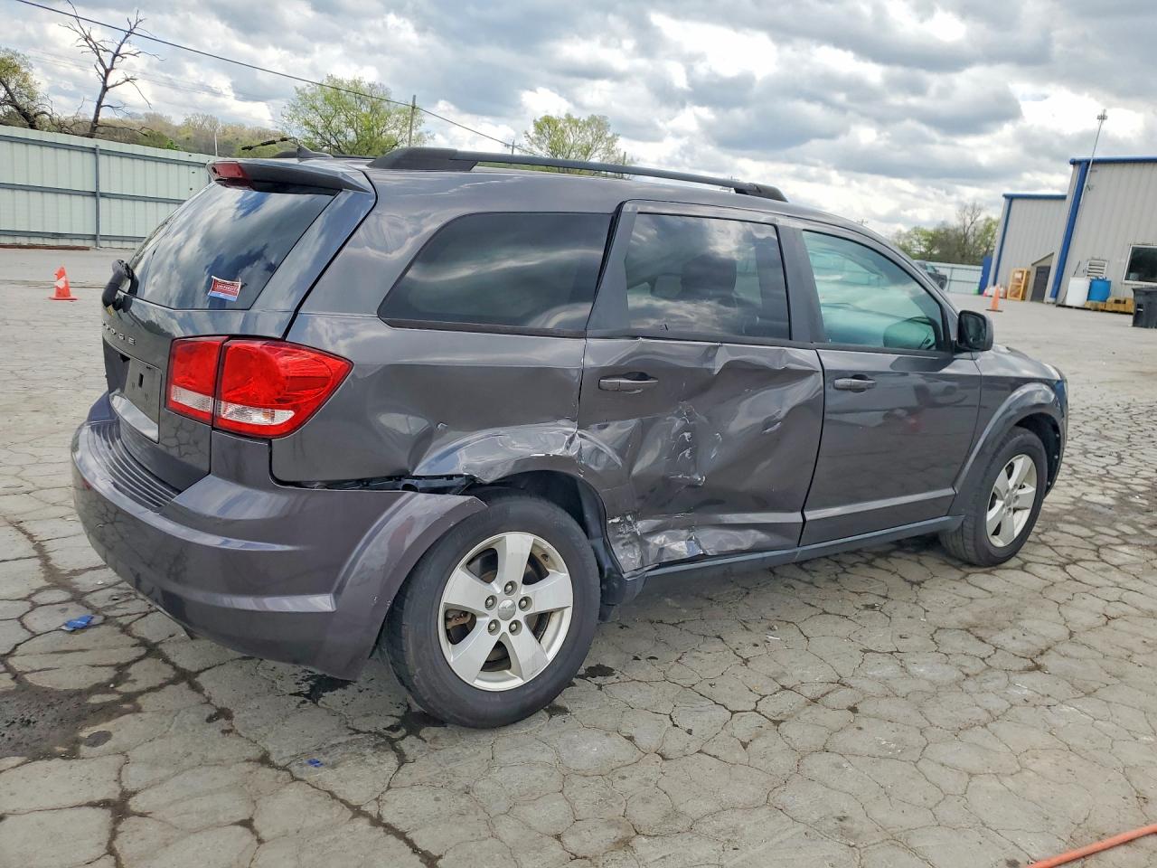 2015 Dodge Journey Se Gray vin: 3C4PDCAB2FT595935