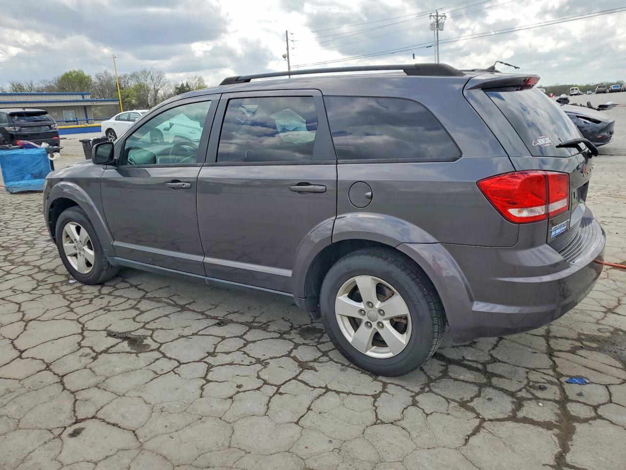 2015 Dodge Journey Se Gray vin: 3C4PDCAB2FT595935