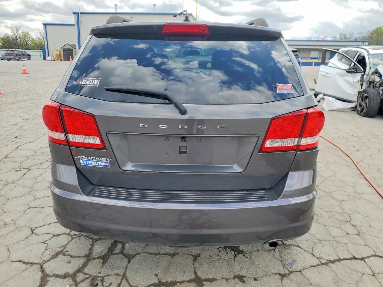 2015 Dodge Journey Se Gray vin: 3C4PDCAB2FT595935
