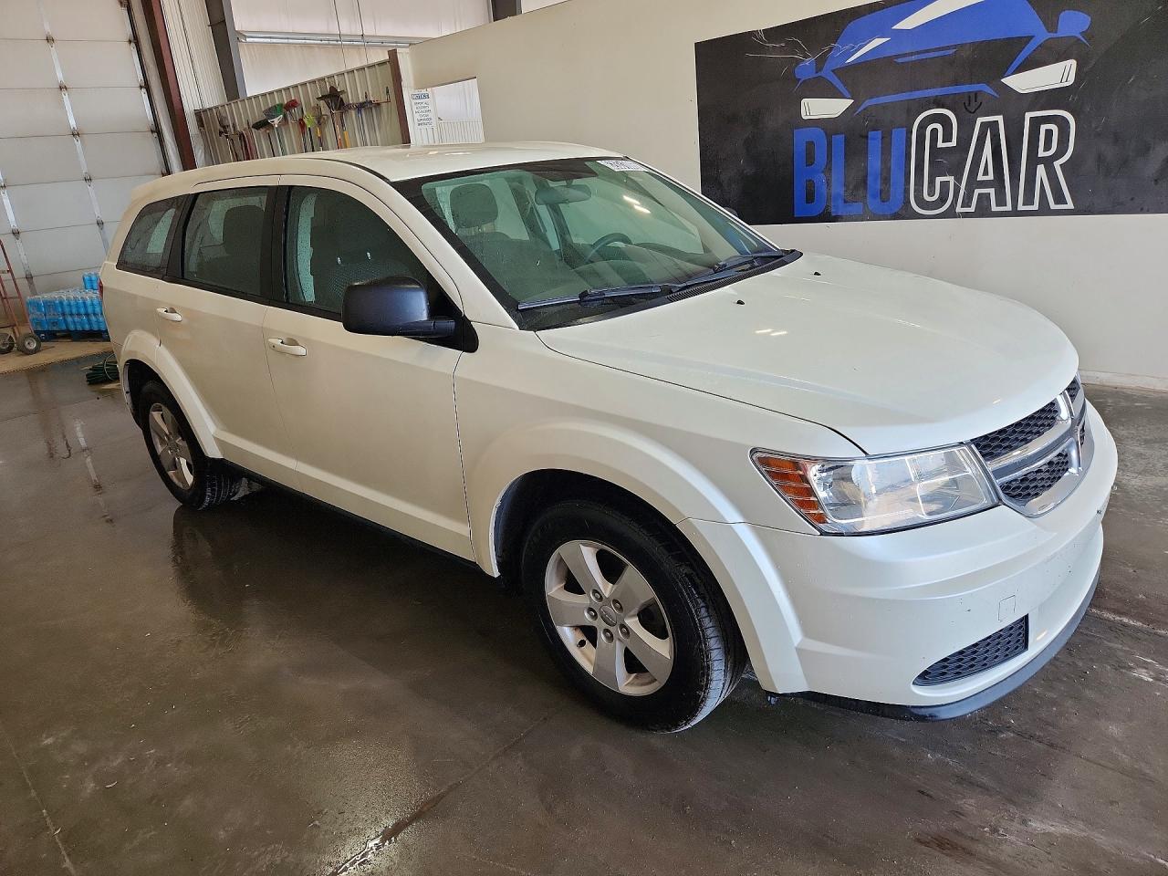2015 Dodge Journey Se White vin: 3C4PDCAB2FT599600