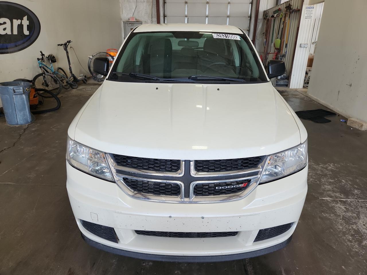 2015 Dodge Journey Se White vin: 3C4PDCAB2FT599600 Damage: Hood, Chipped, 3
