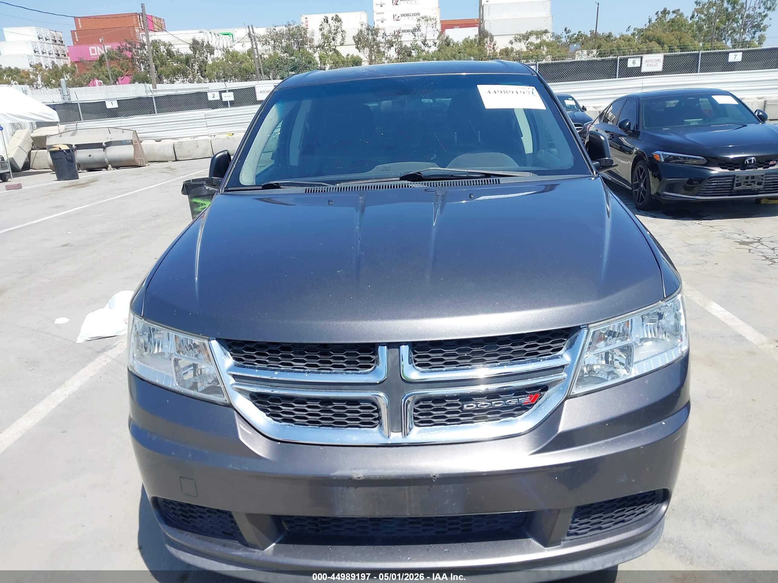 2015 Dodge Journey American Value Pkg Gray vin: 3C4PDCAB2FT599936