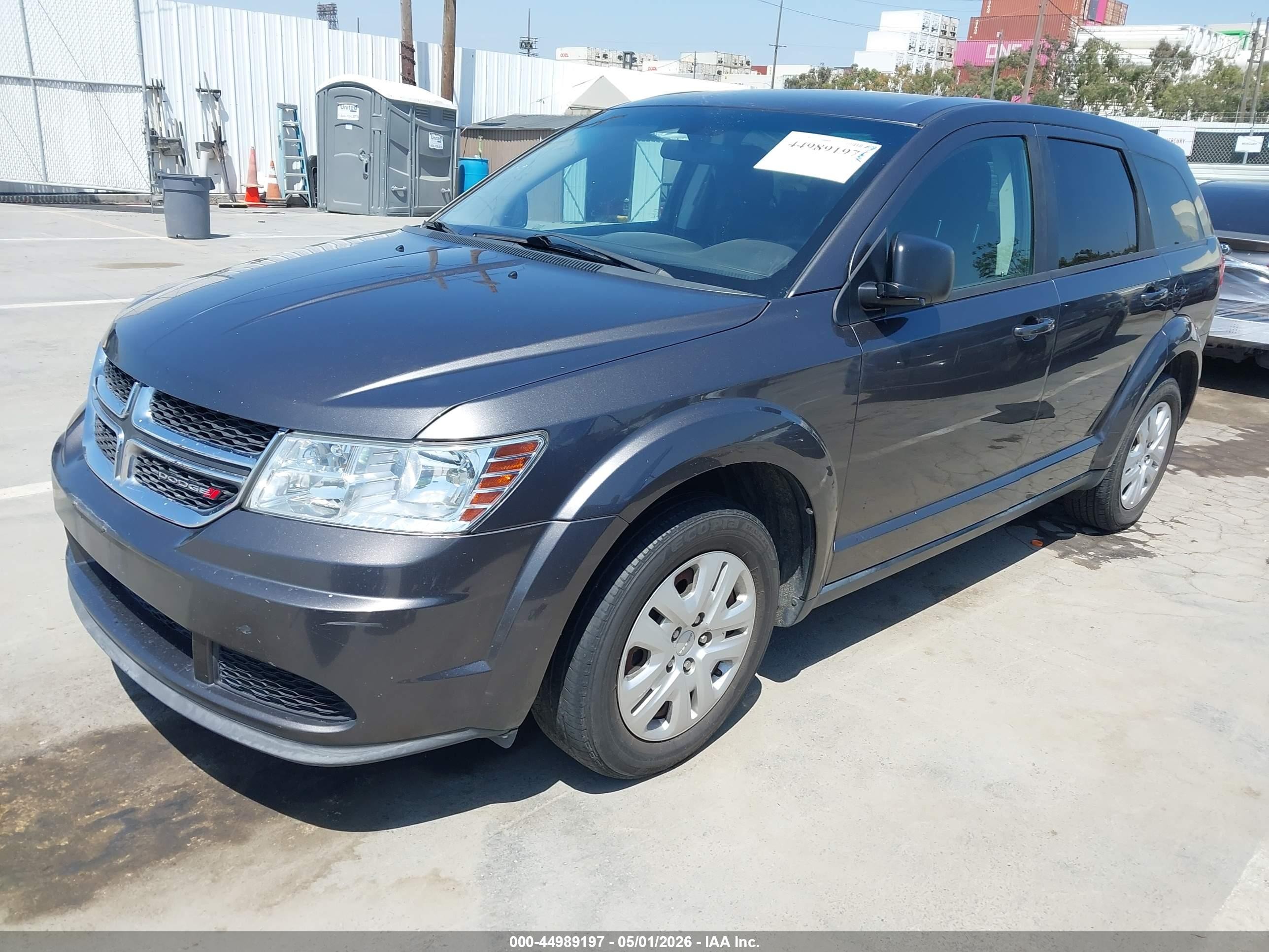 2015 Dodge Journey American Value Pkg Gray vin: 3C4PDCAB2FT599936