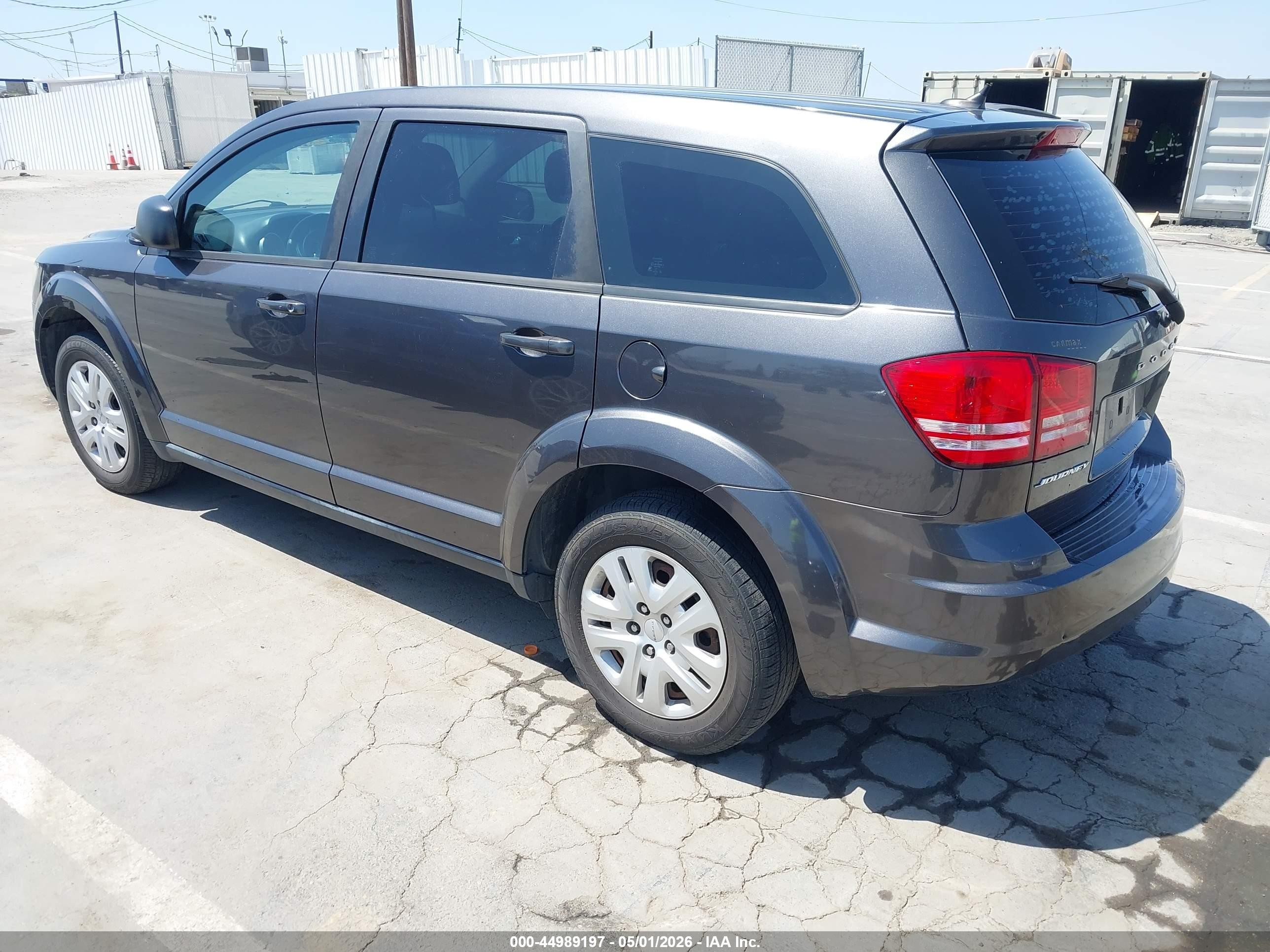 2015 Dodge Journey American Value Pkg Gray vin: 3C4PDCAB2FT599936