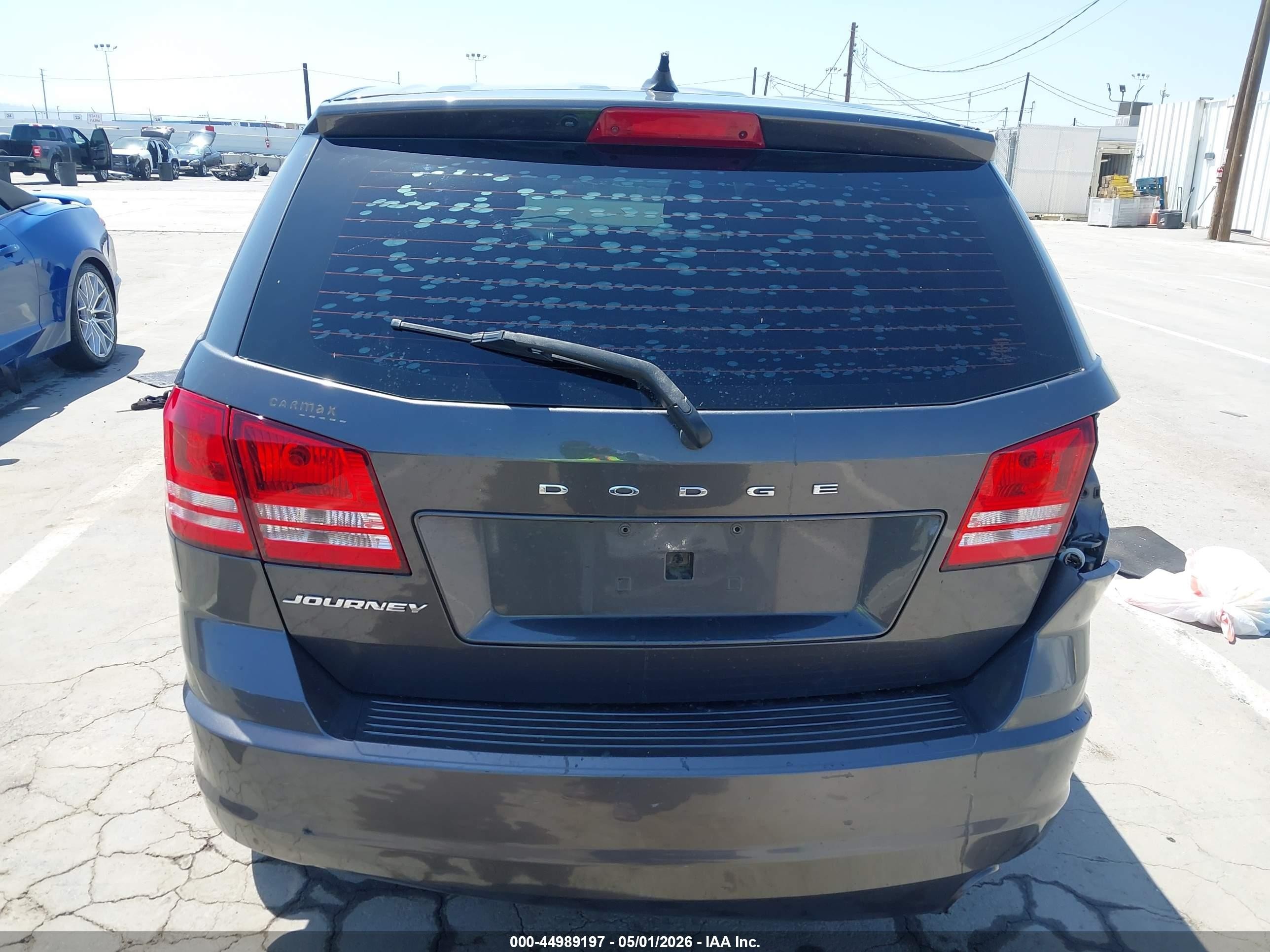 2015 Dodge Journey American Value Pkg Gray vin: 3C4PDCAB2FT599936