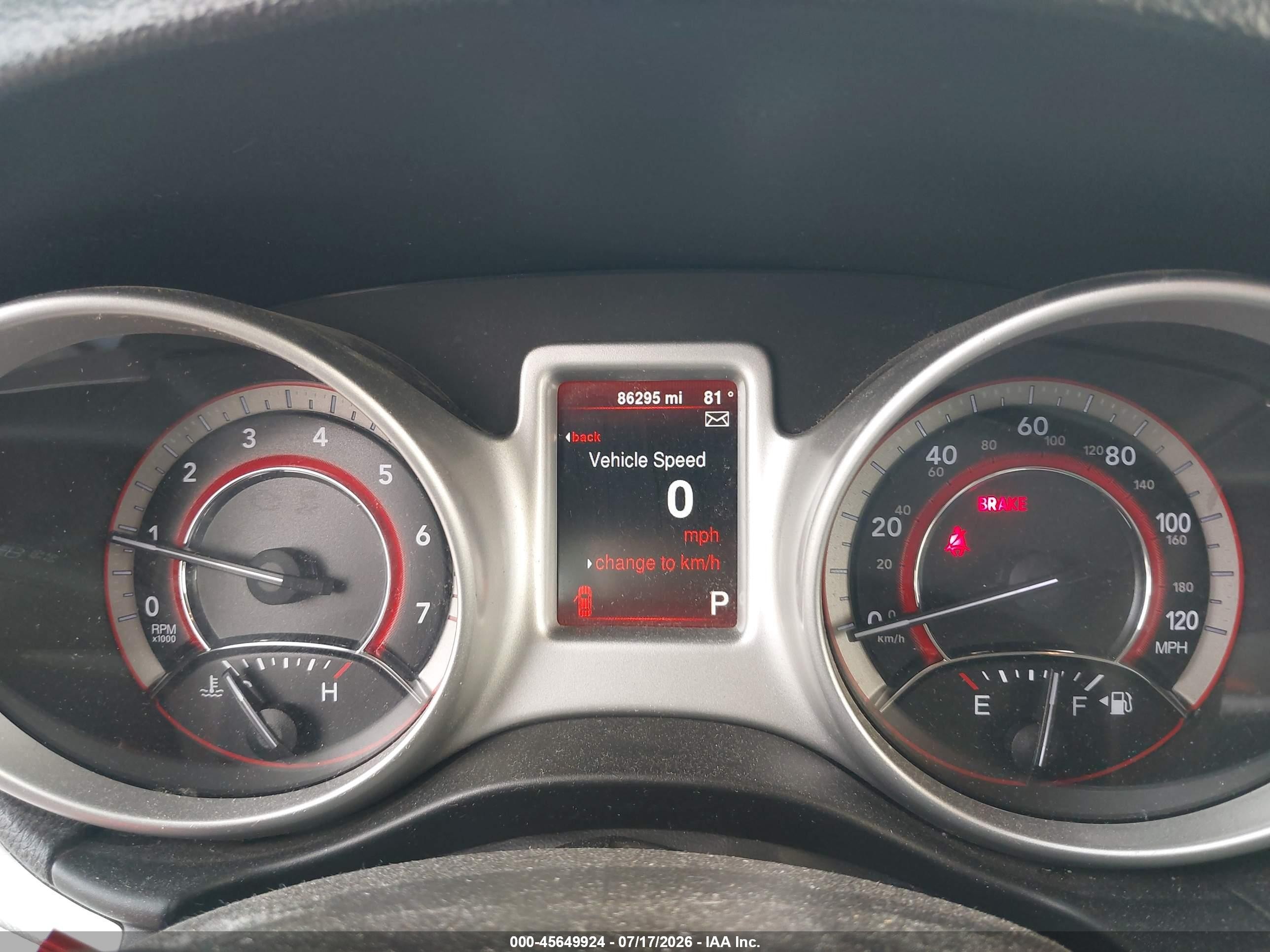 2015 Dodge Journey American Value Pkg Blue vin: 3C4PDCAB2FT610935