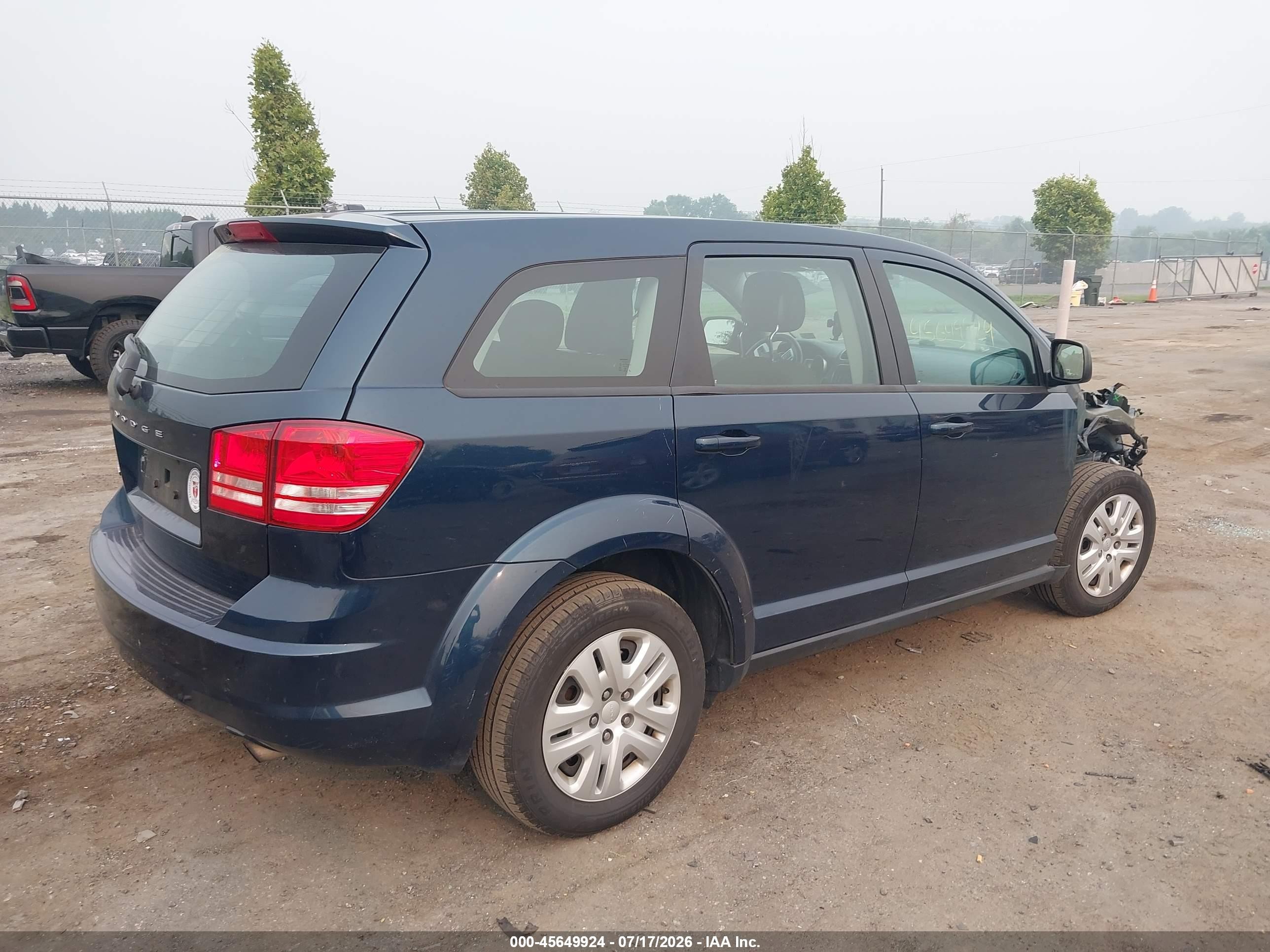 2015 Dodge Journey American Value Pkg Blue vin: 3C4PDCAB2FT610935