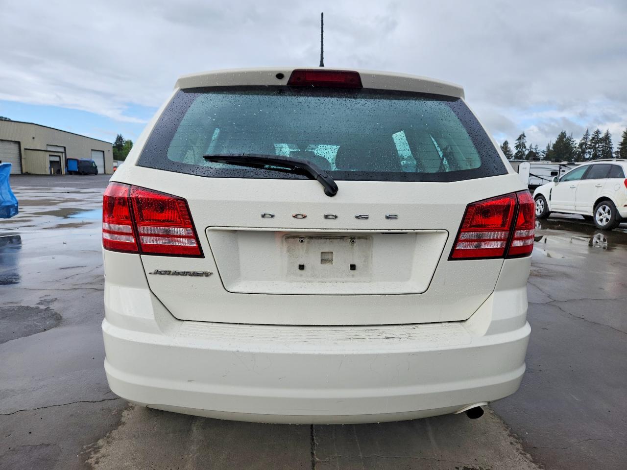 2015 Dodge Journey Se White vin: 3C4PDCAB2FT661609