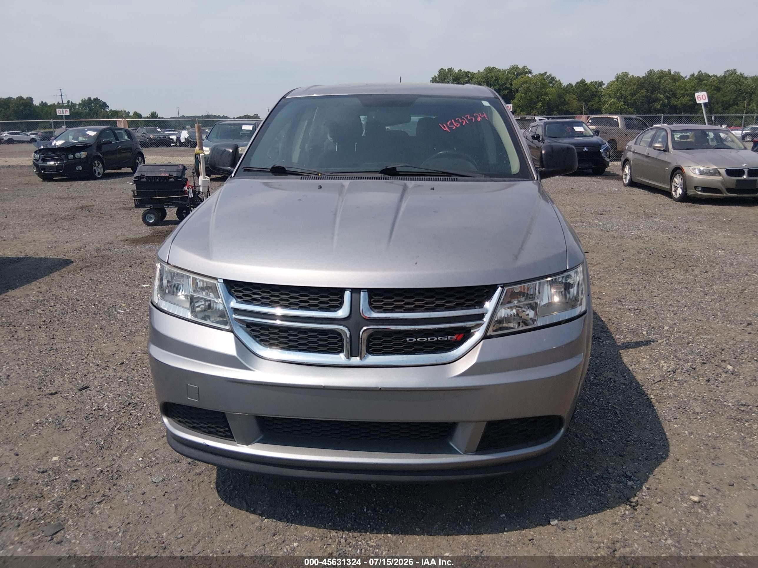 2015 Dodge Journey American Value Pkg Gray vin: 3C4PDCAB2FT698787