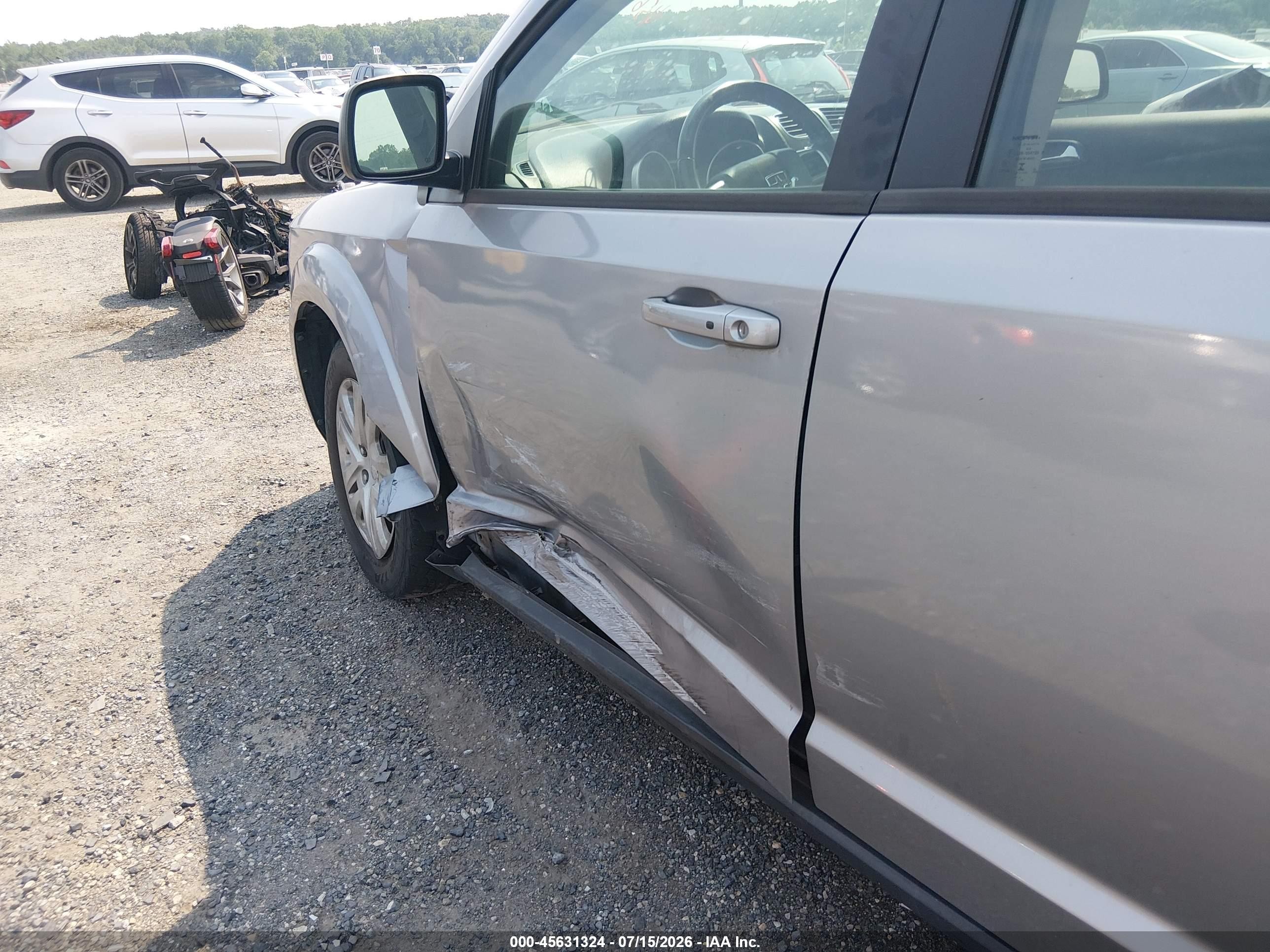 2015 Dodge Journey American Value Pkg Gray vin: 3C4PDCAB2FT698787