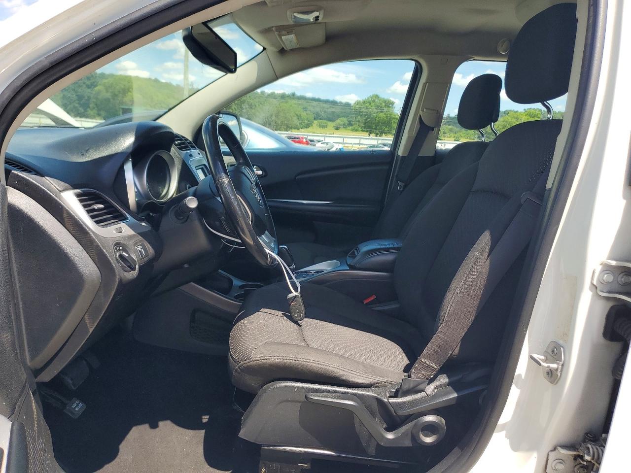 2015 Dodge Journey Se White vin: 3C4PDCAB2FT753111