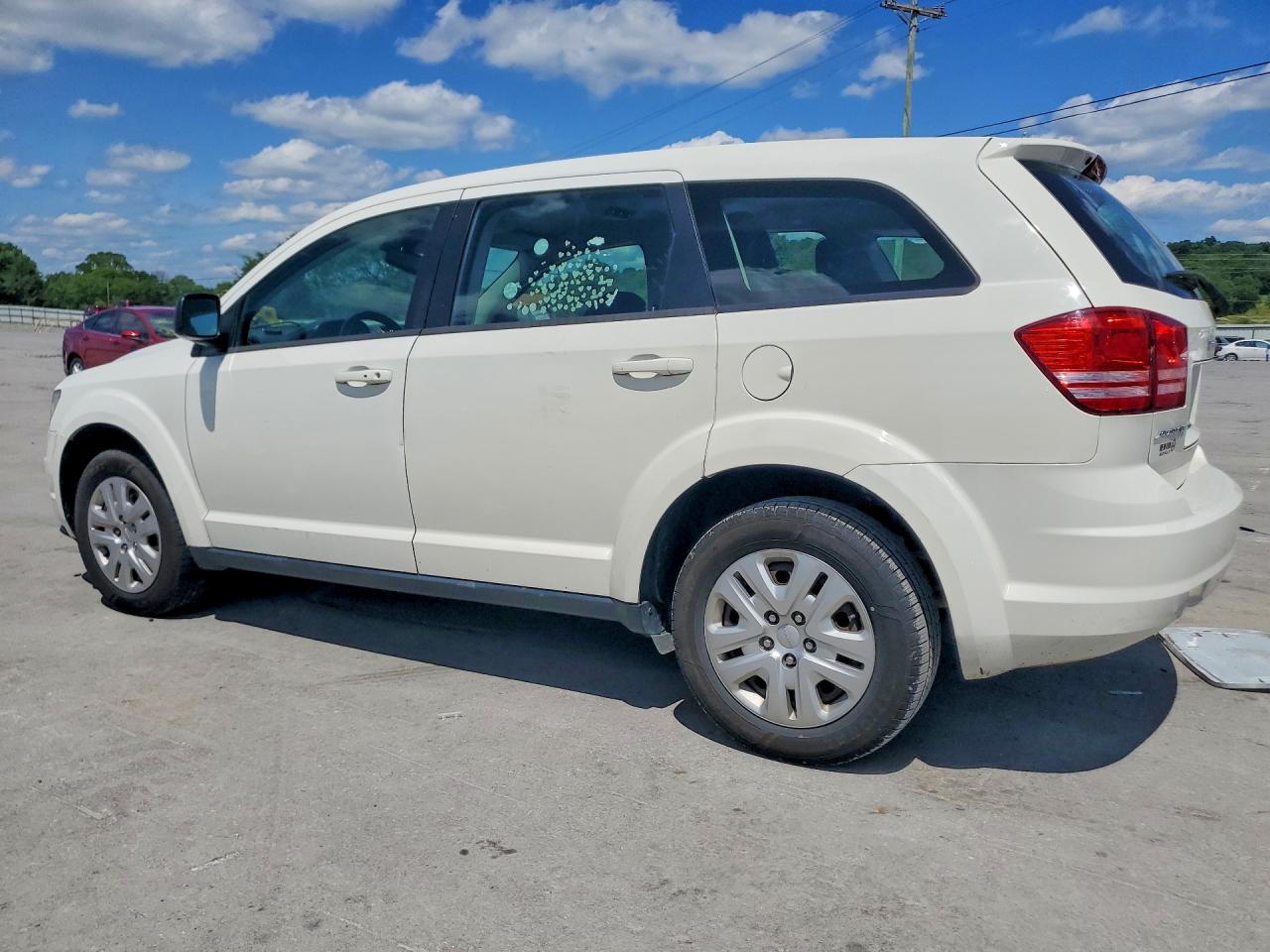 2015 Dodge Journey Se White vin: 3C4PDCAB2FT753111