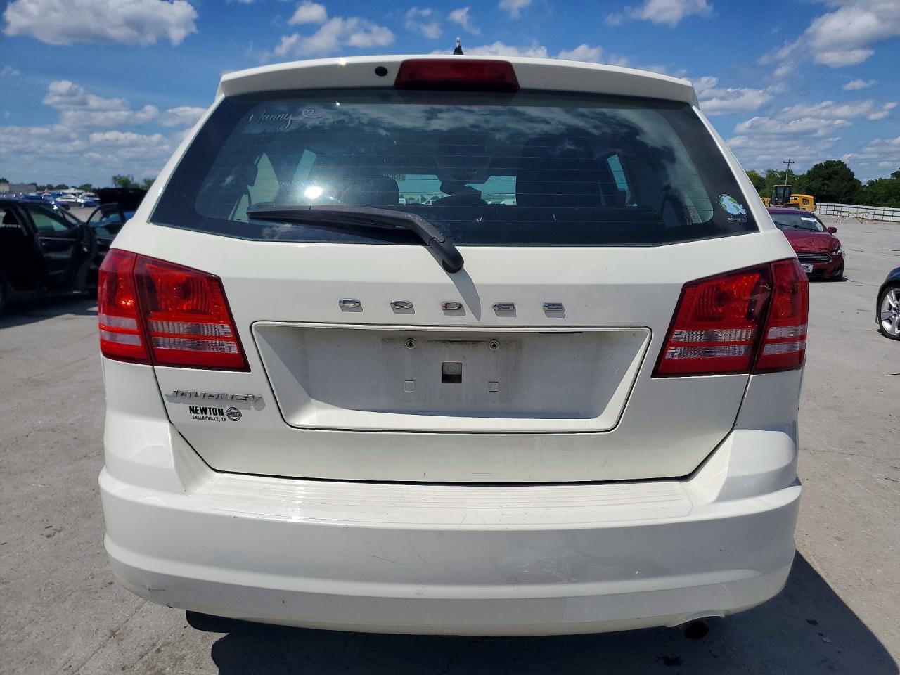 2015 Dodge Journey Se White vin: 3C4PDCAB2FT753111