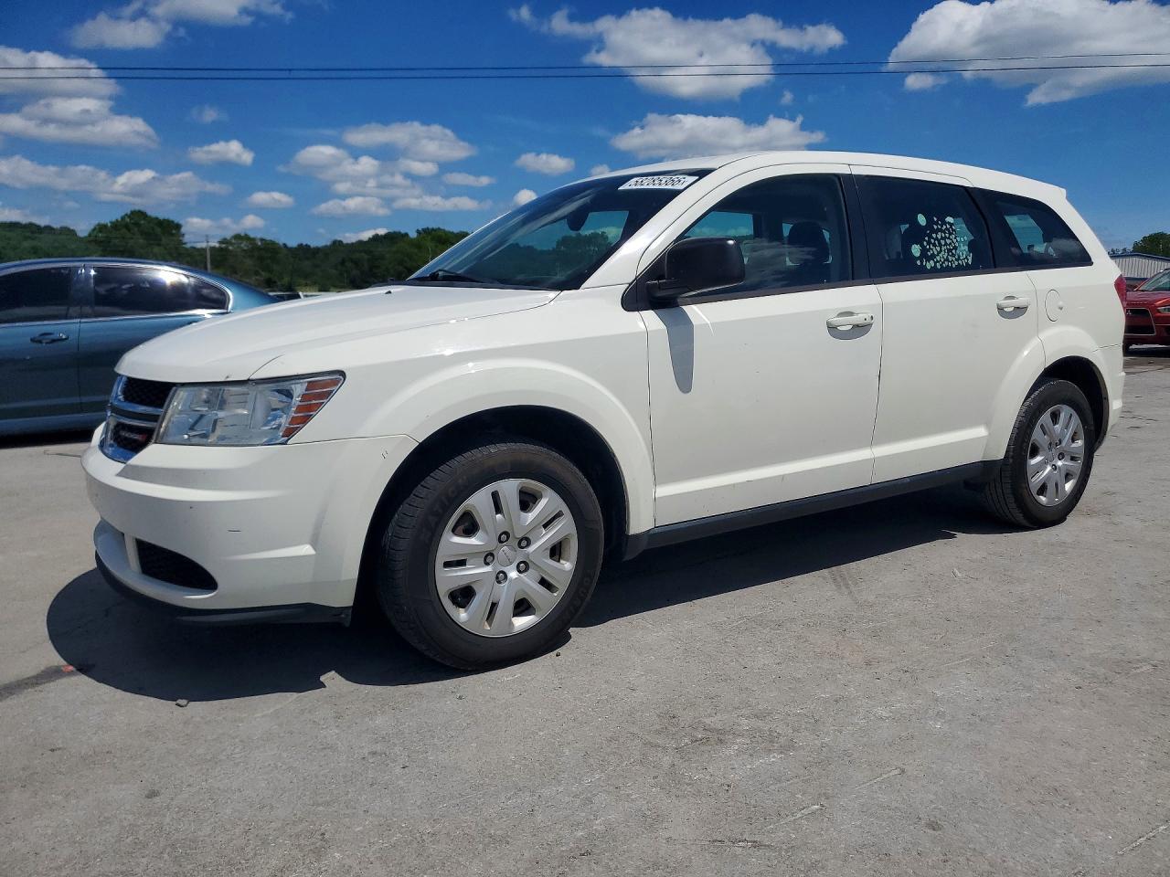 2015 Dodge Journey Se White vin: 3C4PDCAB2FT753111