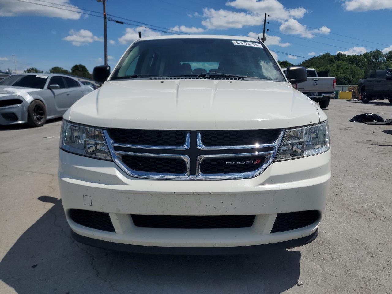 2015 Dodge Journey Se White vin: 3C4PDCAB2FT753111