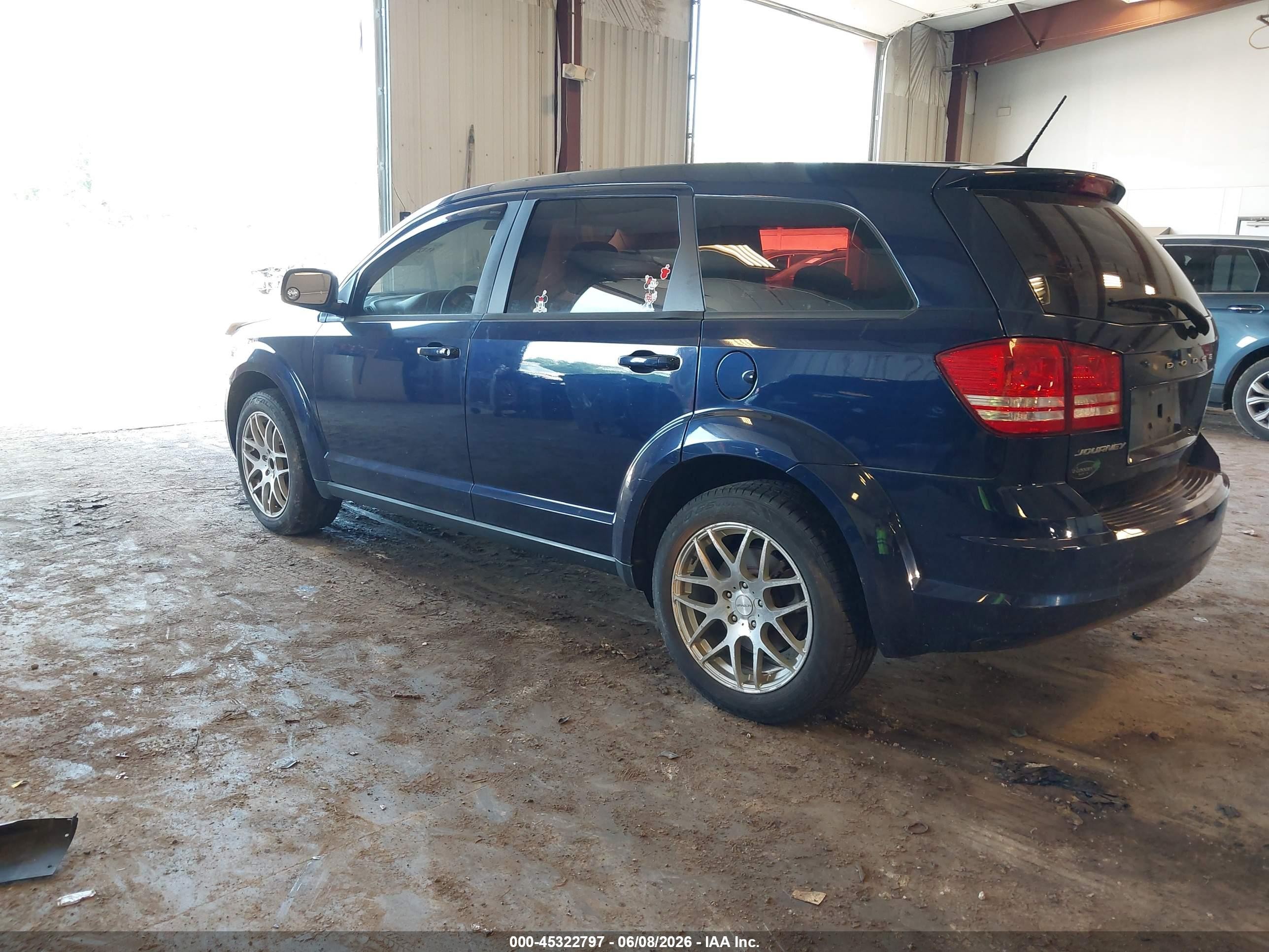 2017 Dodge Journey Cvp/se Blue vin: 3C4PDCAB2HT570312