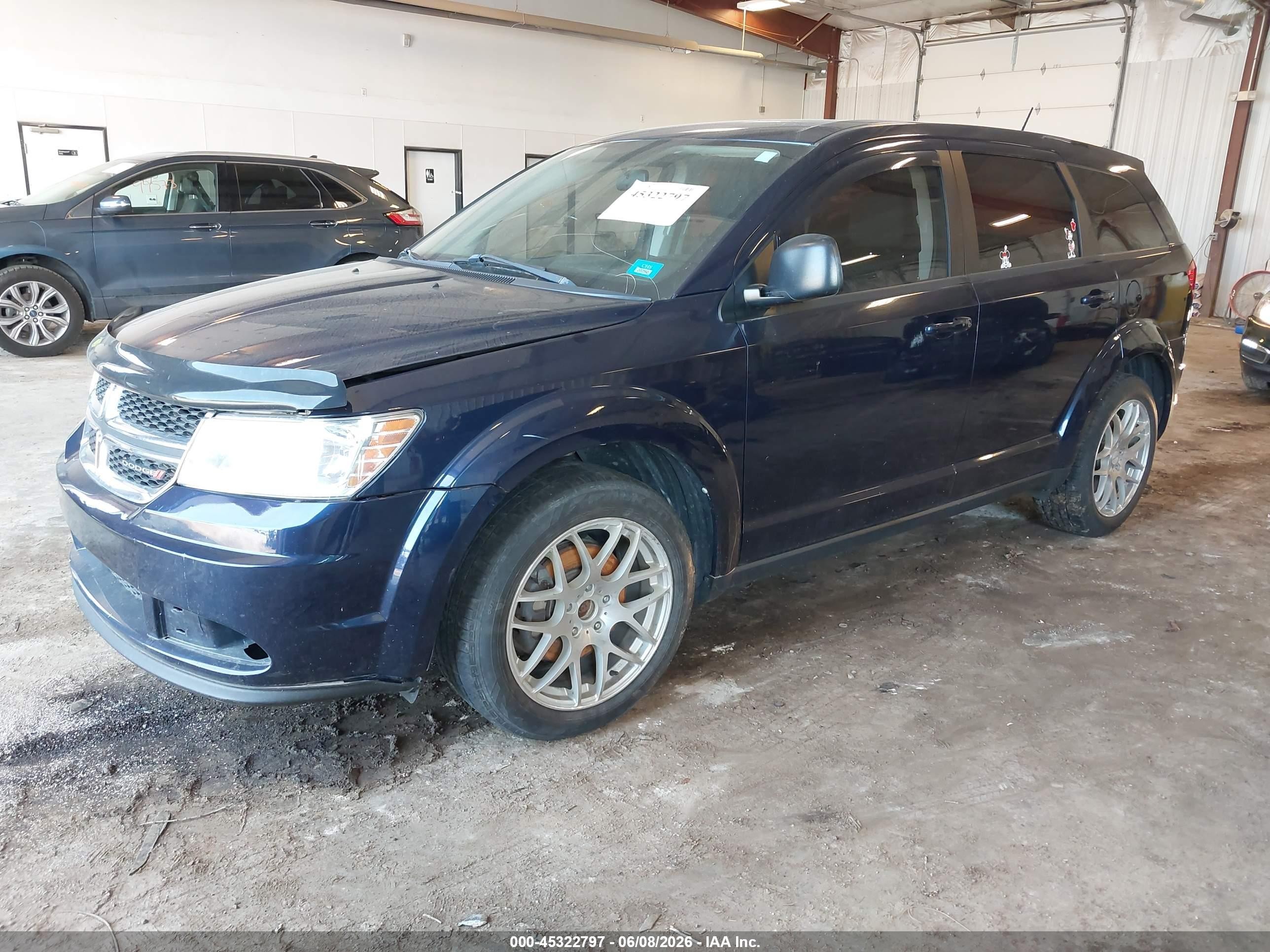 2017 Dodge Journey Cvp/se Blue vin: 3C4PDCAB2HT570312