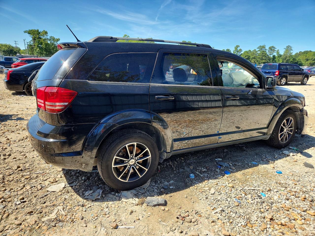 2018 Dodge Journey Se Black vin: 3C4PDCAB2JT310062