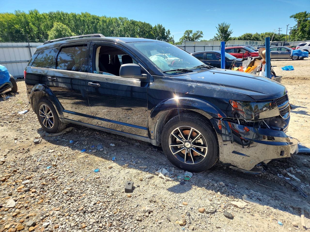 2018 Dodge Journey Se Black vin: 3C4PDCAB2JT310062