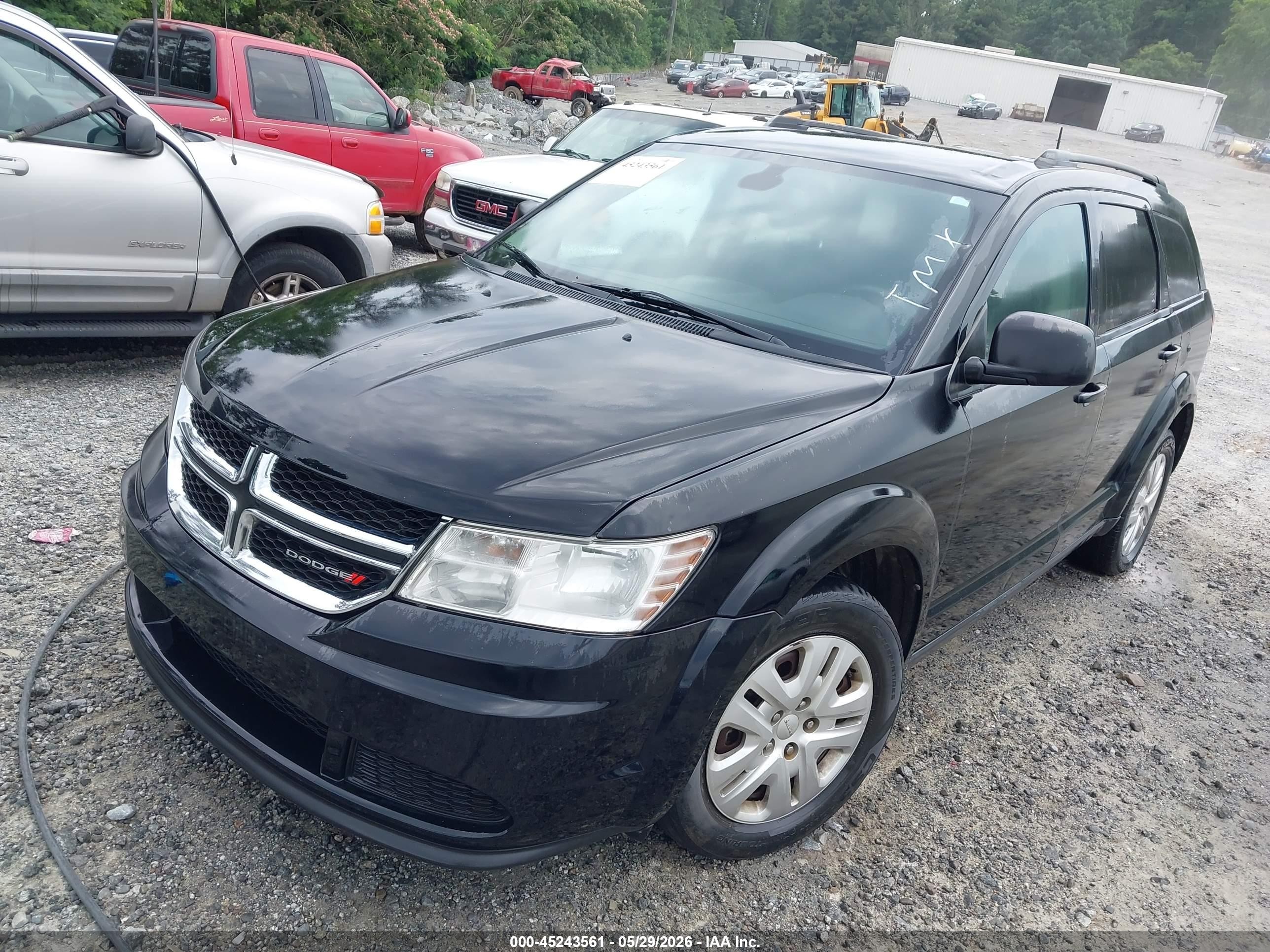 2018 Dodge Journey Se Black vin: 3C4PDCAB2JT531208